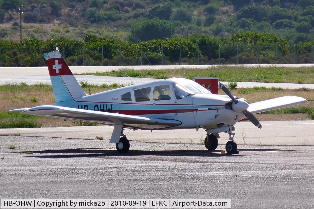 HB-OHW, 1970 Piper PA-28R-200 Cherokee Arrow C/N 28R-35609, Parked