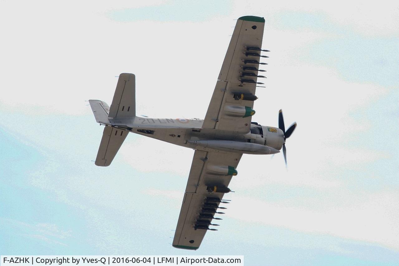 F-AZHK, Douglas AD-4N Skyraider C/N 7802, Douglas AD-4N Skyraider, On display, Istres-Le Tubé Air Base 125 (LFMI-QIE) open day 2016
