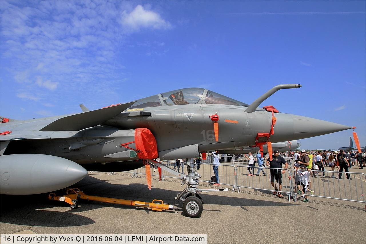 16, Dassault Rafale M C/N 16, Dassault Rafale M, Static display, Istres-Le Tubé Air Base 125 (LFMI-QIE) open day 2016