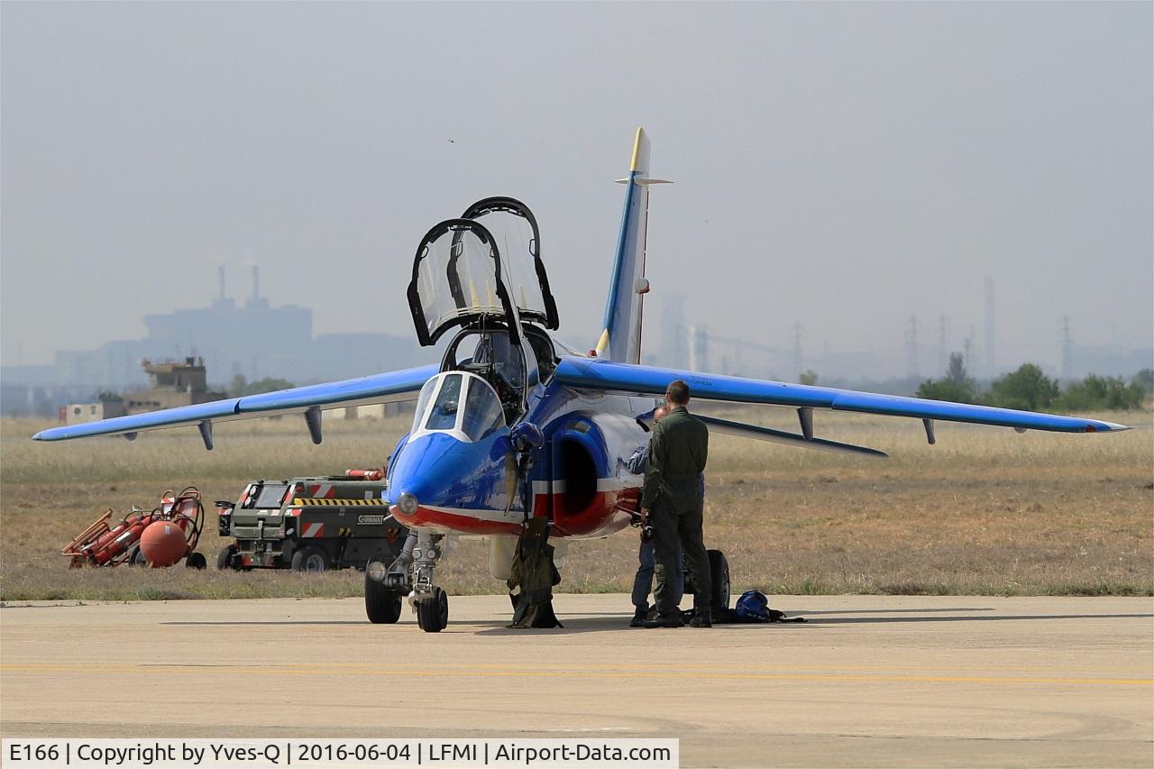 E166, Dassault-Dornier Alpha Jet E C/N E166, Dassault-Dornier Alpha Jet E (F-UHRW), Atos 5 of Patrouille de France 2016, Flight line, Istres-Le Tubé Air Base 125 (LFMI-QIE) open day 2016