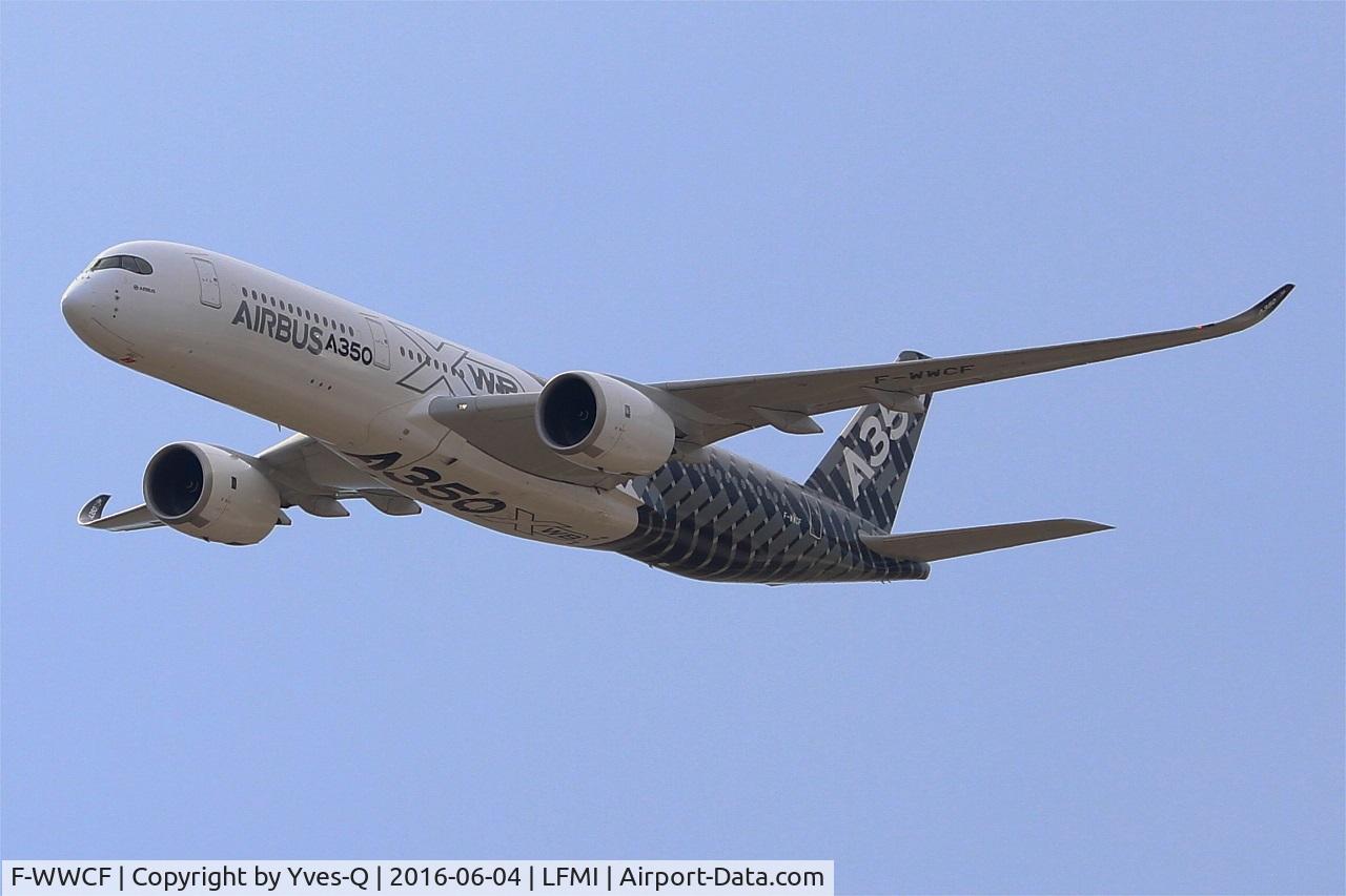 F-WWCF, 2013 Airbus A350-941 C/N 002, Airbus A350-941, On display, Istres-Le Tubé Air Base 125 (LFMI-QIE) open day 2016