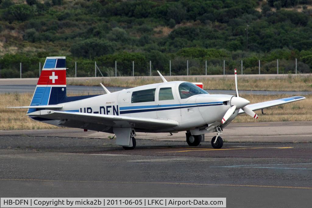 HB-DFN, 1979 Mooney M20J 201 201 C/N 24-0801, Parked