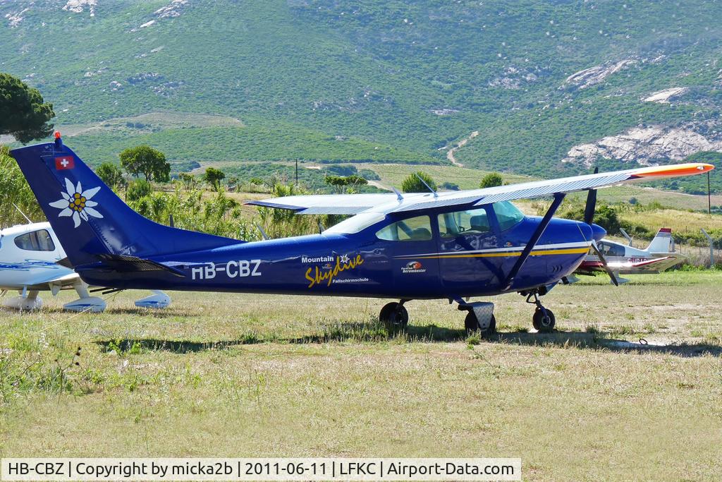 HB-CBZ, 1966 Cessna 182J Skylane C/N 18257233, Parked