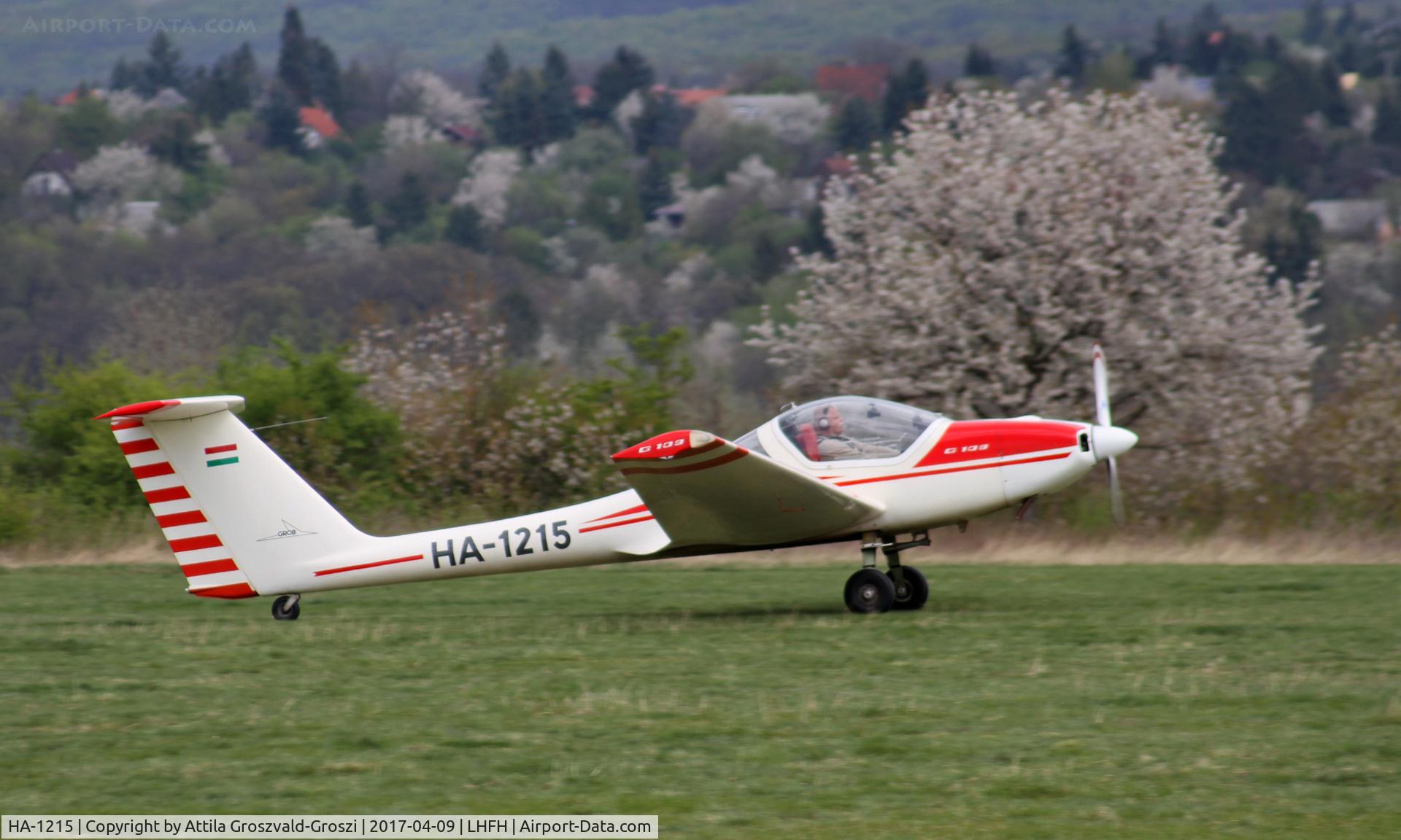 HA-1215, 1981 Grob G-109 C/N 6078, Farkashegy Airfield, Hungary