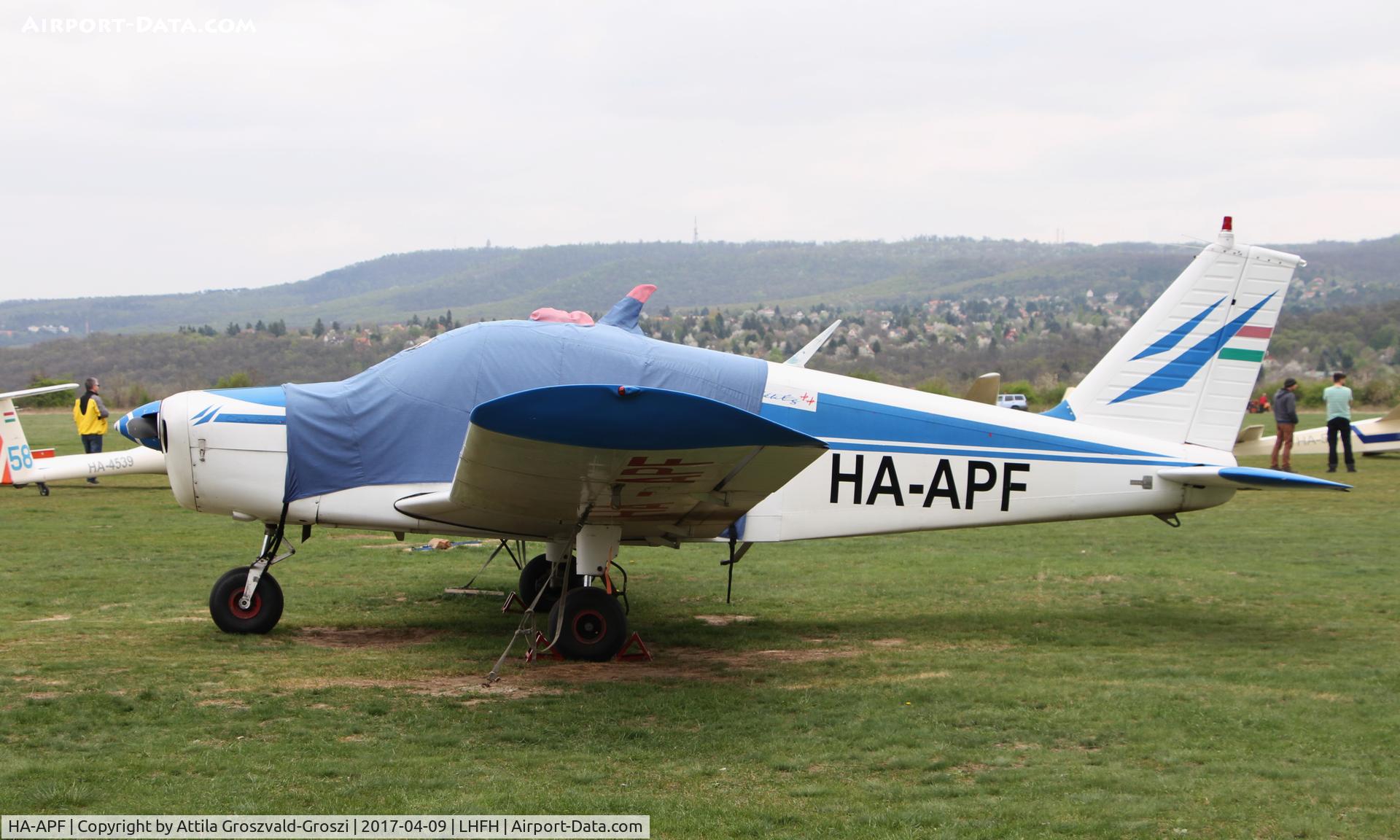 HA-APF, 1967 Piper PA-28-140 Cherokee C/N 28-23765, Farkashegy Airfield, Hungary