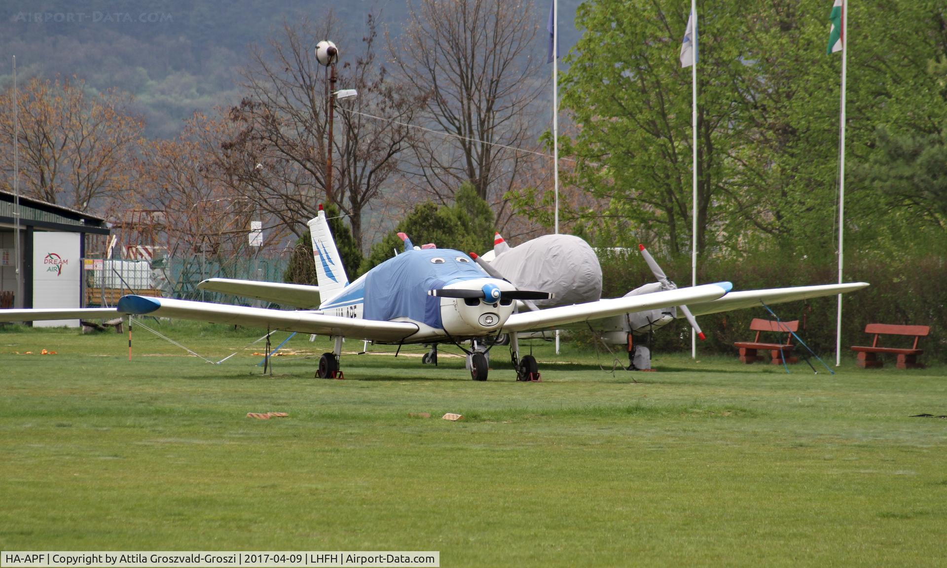 HA-APF, 1967 Piper PA-28-140 Cherokee C/N 28-23765, Farkashegy Airfield, Hungary