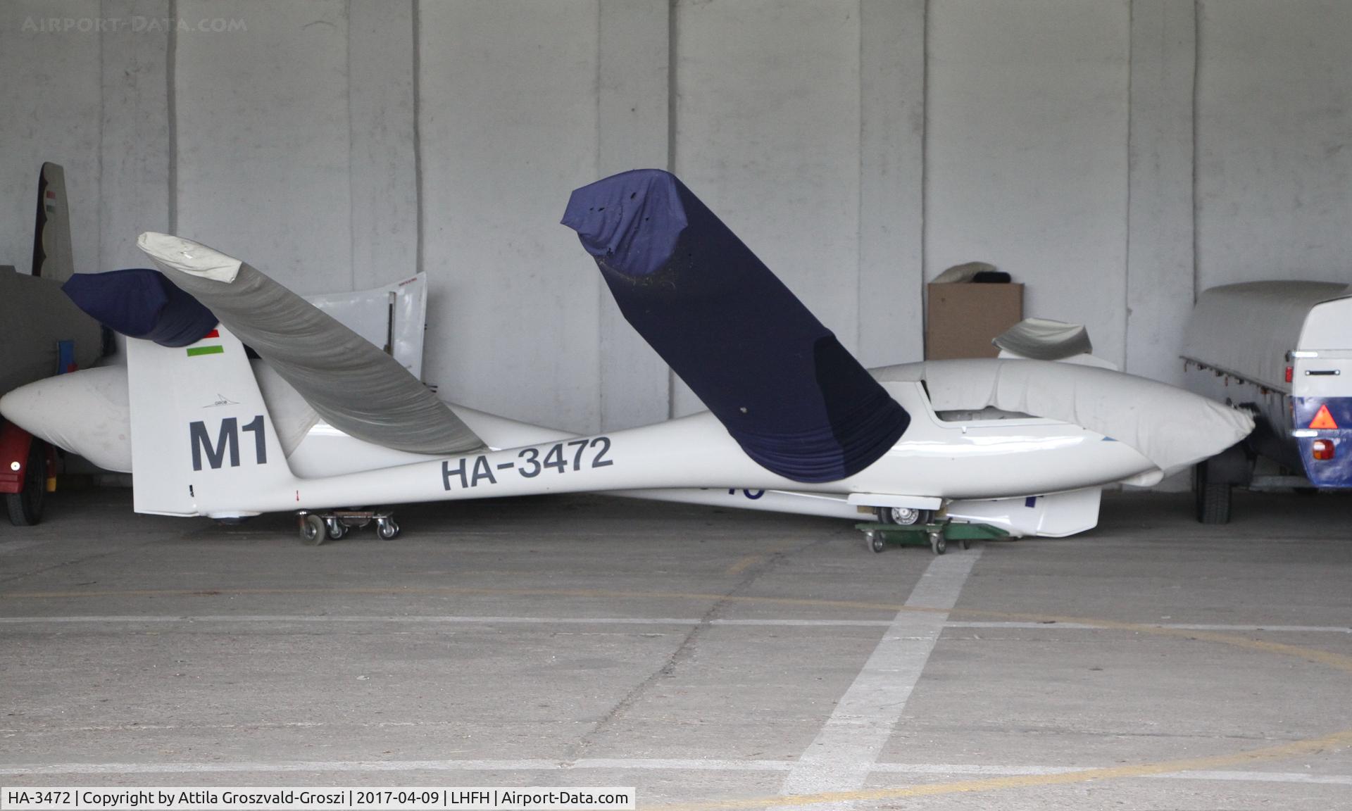 HA-3472, 1978 Grob G-102 Astir CS77 Standard C/N 1751, Farkashegy Airfield, Hungary