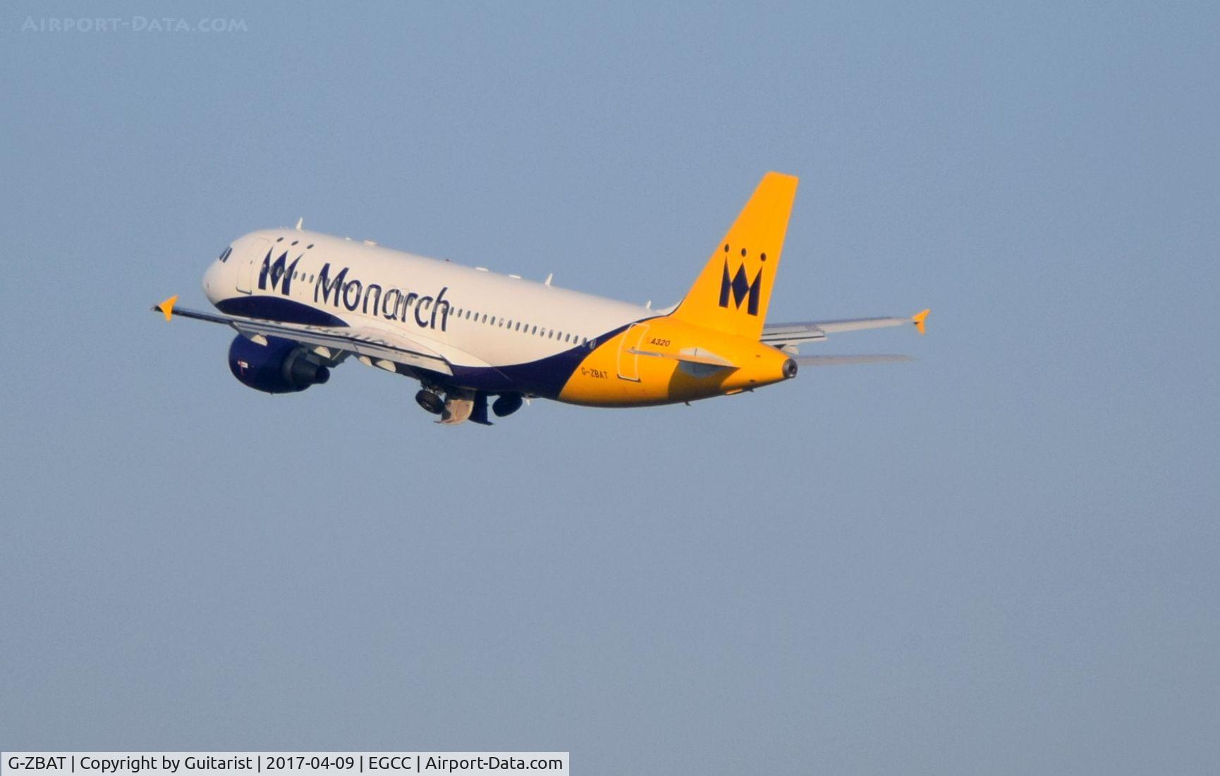 G-ZBAT, 2007 Airbus A320-214 C/N 3278, At Manchester