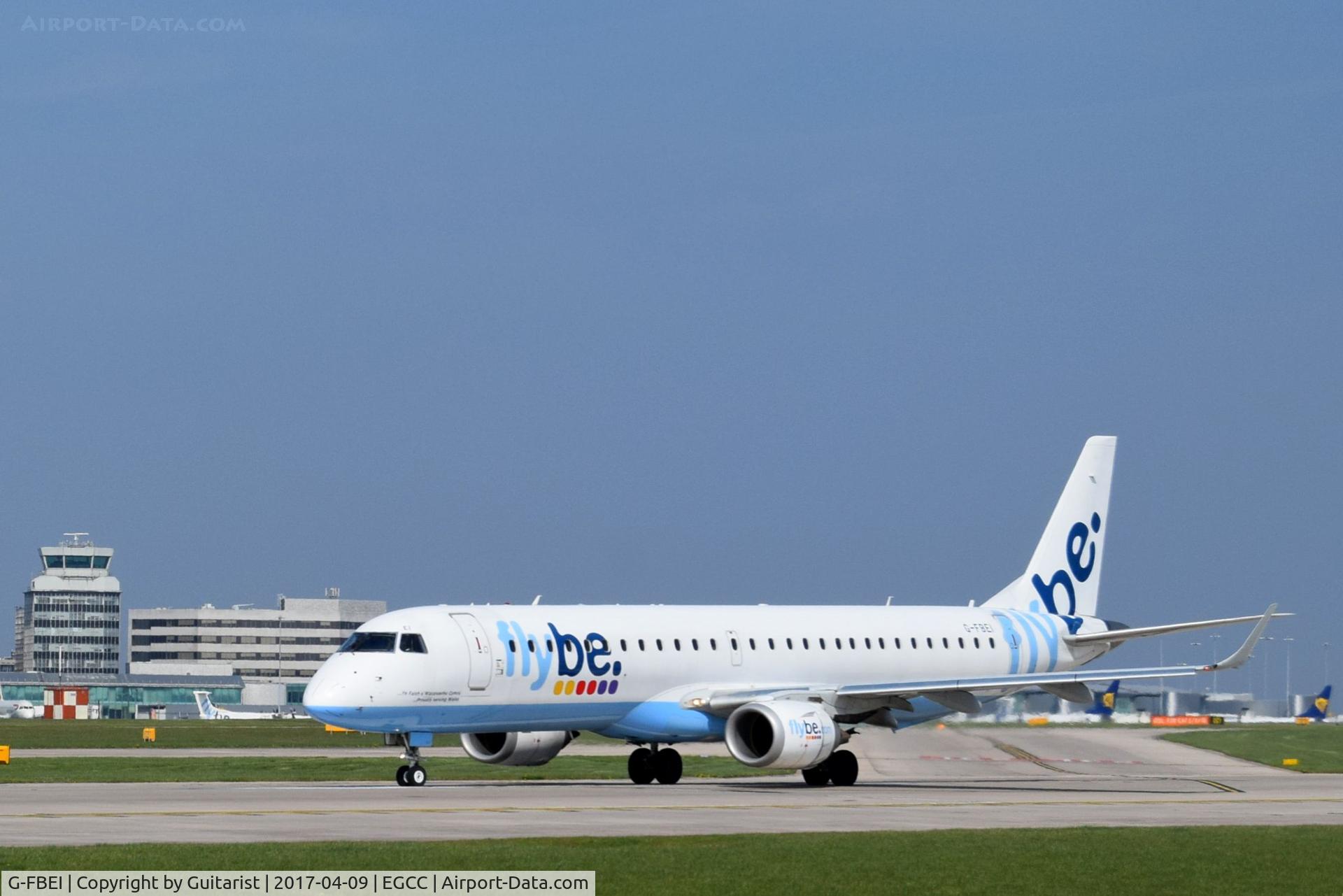 G-FBEI, 2007 Embraer 195LR (ERJ-190-200LR) C/N 19000143, At Manchester