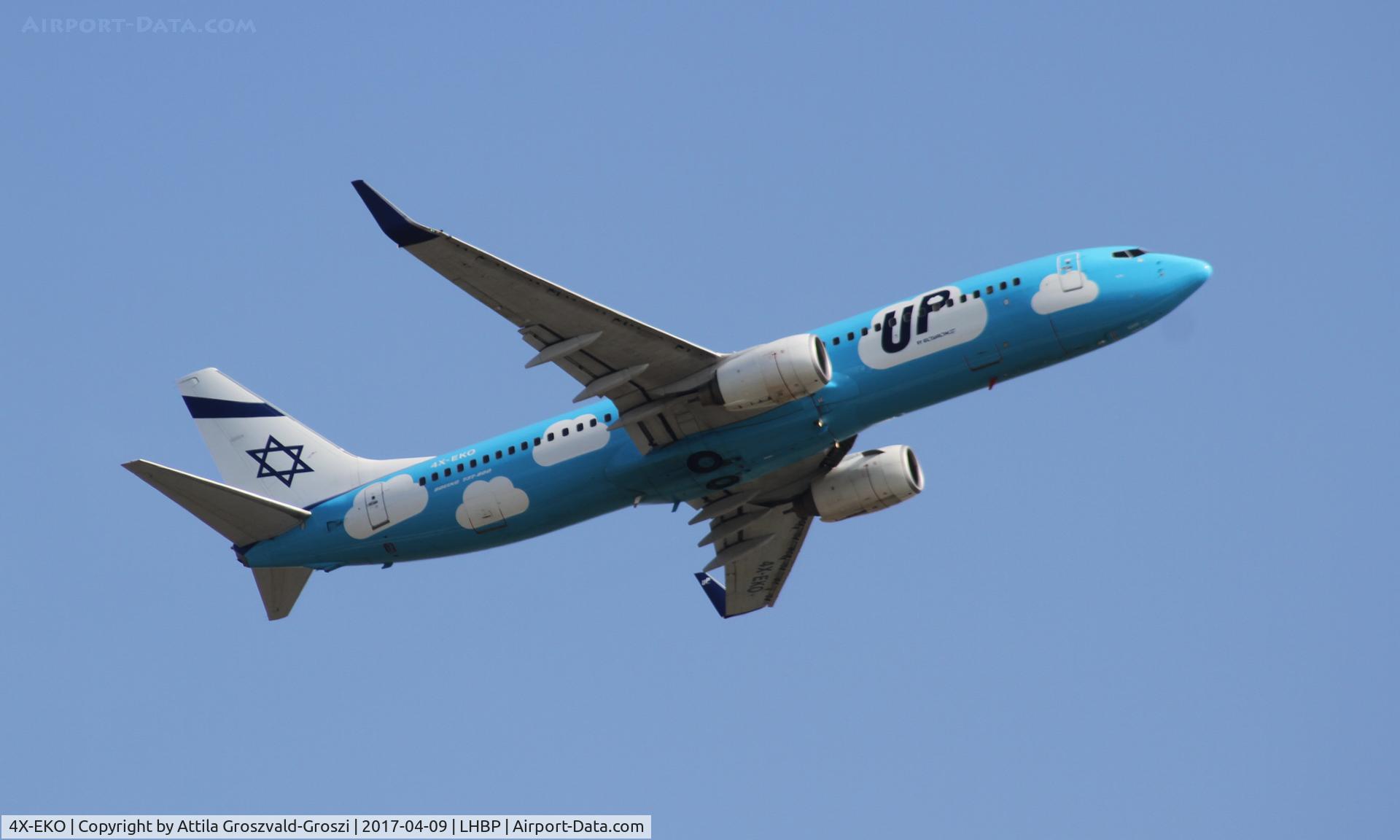 4X-EKO, 2003 Boeing 737-86Q C/N 30287, Liszt Ferenc (Ferihegy) Airport, Hungary