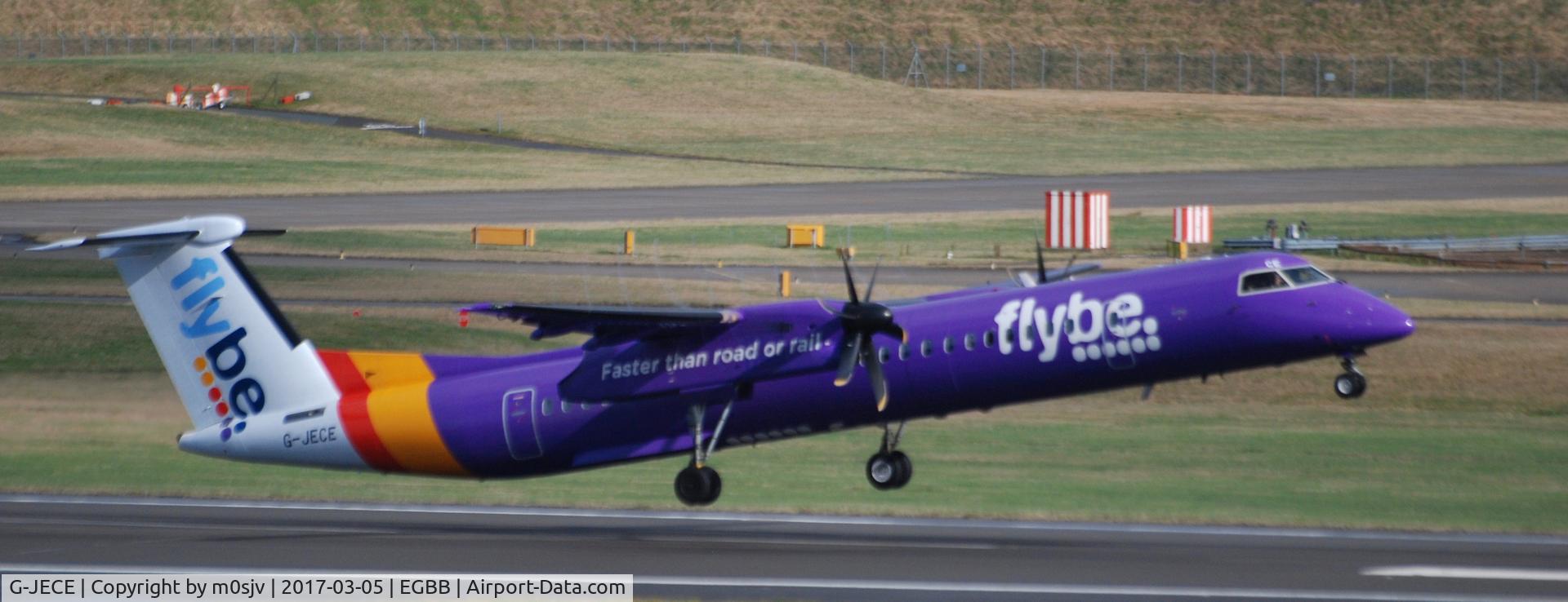 G-JECE, 2004 De Havilland Canada DHC-8-402Q Dash 8 C/N 4094, On Rotation