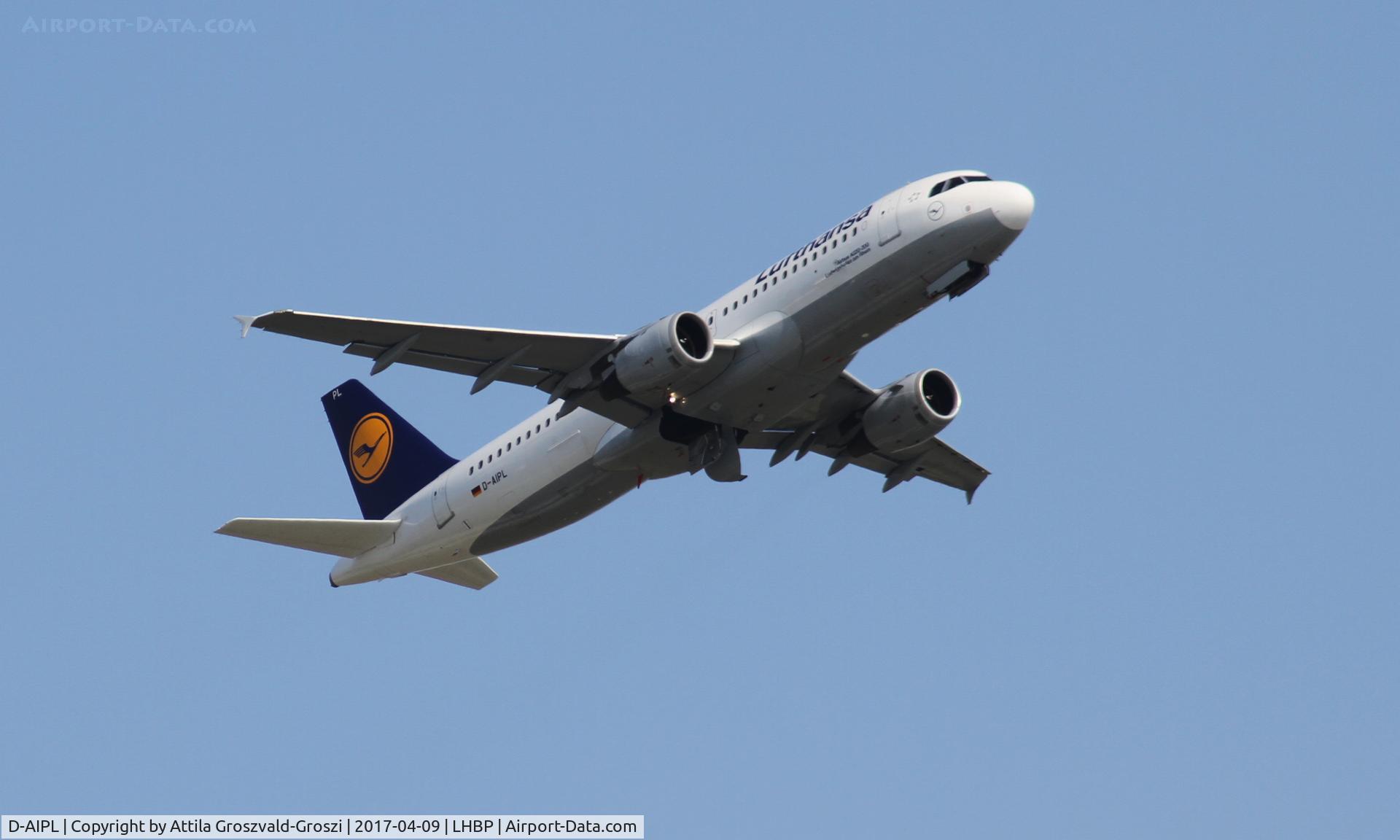 D-AIPL, 1989 Airbus A320-211 C/N 094, Liszt Ferenc (Ferihegy) Airport, Hungary