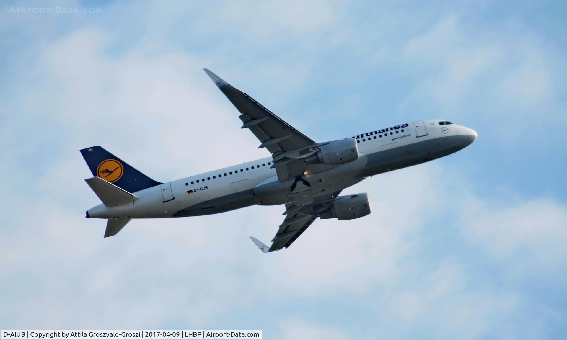 D-AIUB, 2014 Airbus A320-214 C/N 5972, Liszt Ferenc (Ferihegy) Airport, Hungary