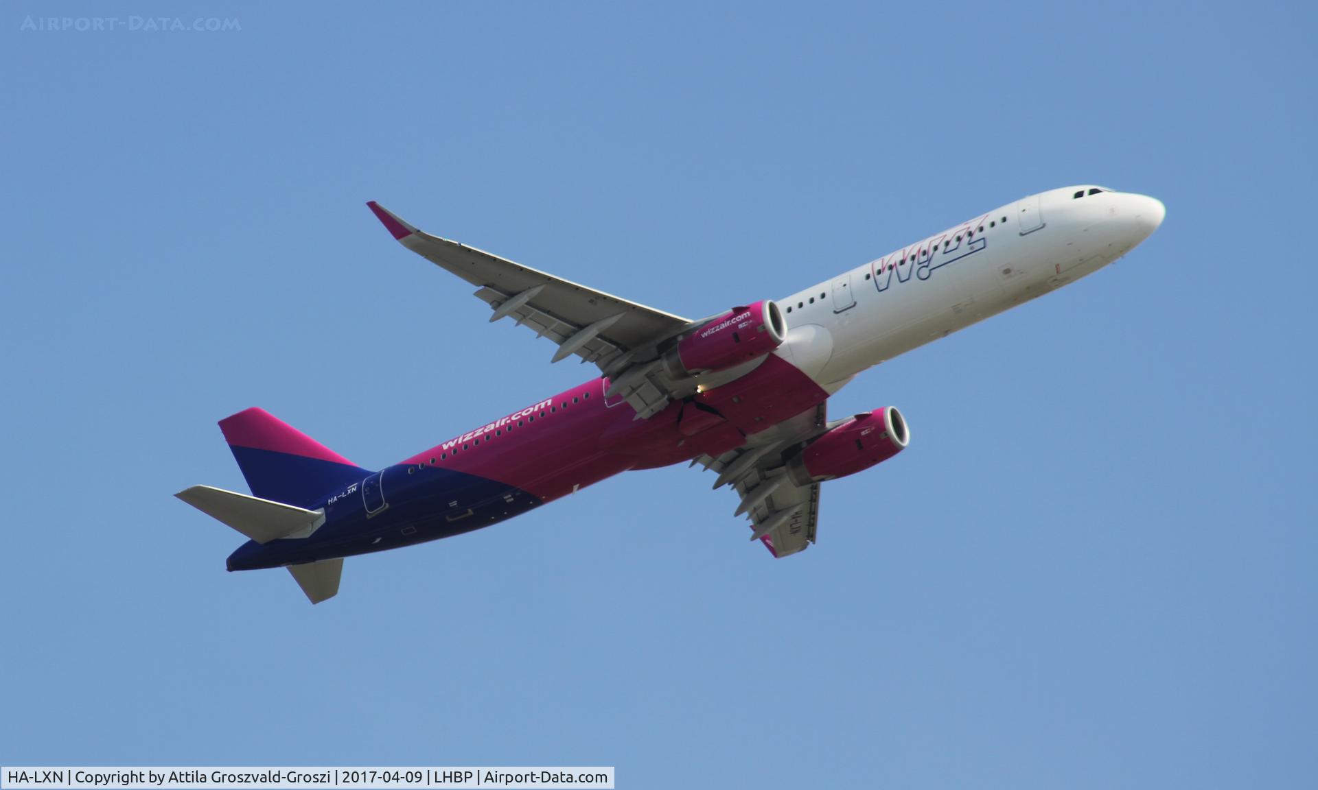 HA-LXN, 2017 Airbus A321-200 C/N 7532, Liszt Ferenc (Ferihegy) Airport, Hungary