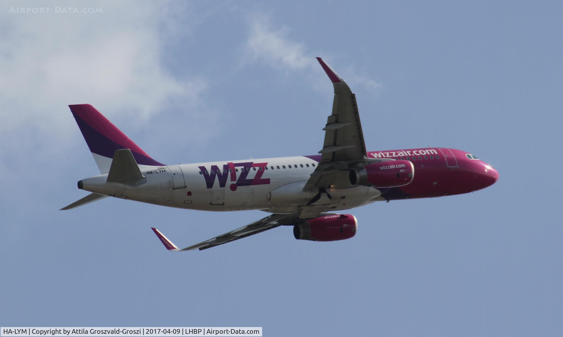 HA-LYM, 2015 Airbus A320-232 C/N 6544, Liszt Ferenc (Ferihegy) Airport, Hungary