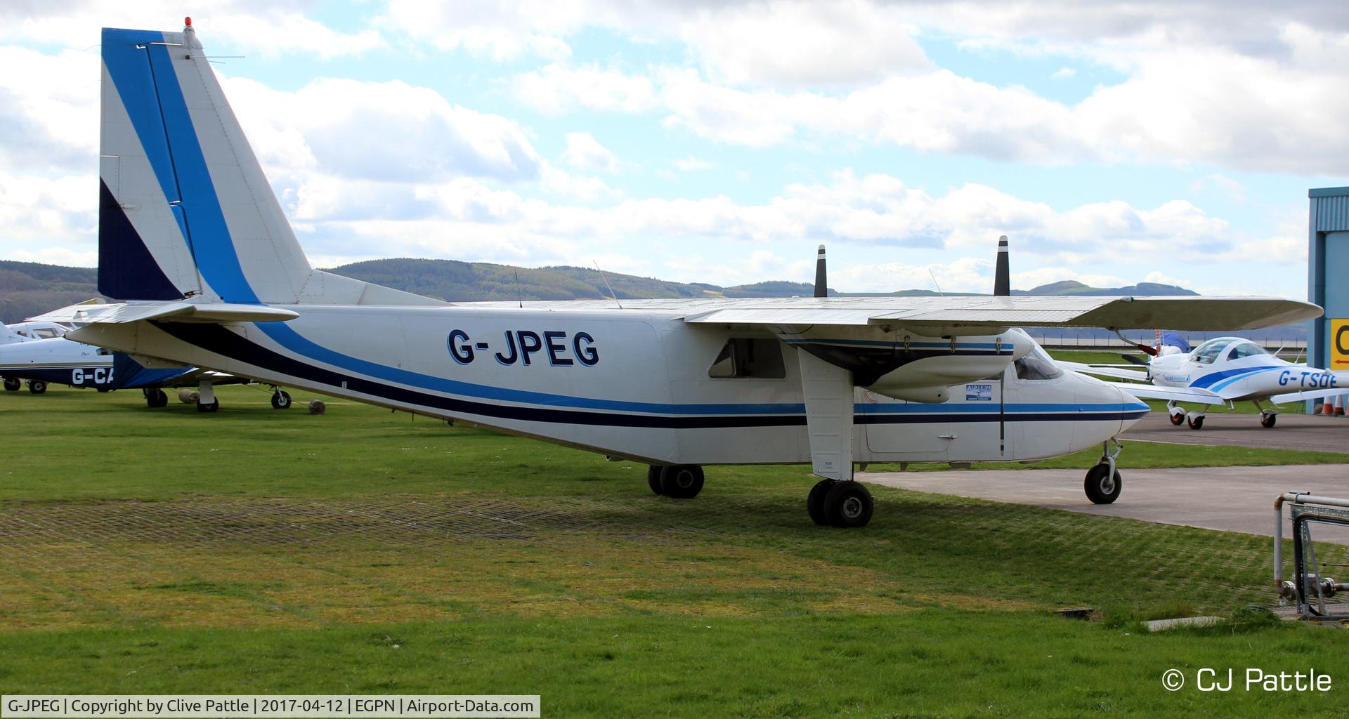 G-JPEG, 1976 Britten-Norman BN-2A-20 Islander C/N 541, Nice visitor to Dundee
