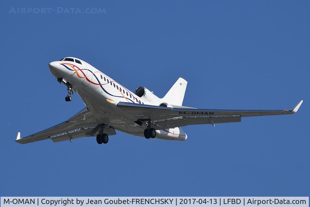 M-OMAN, 2011 Dassault Falcon 7X C/N 138, Empire Aviation Group landing runway 23