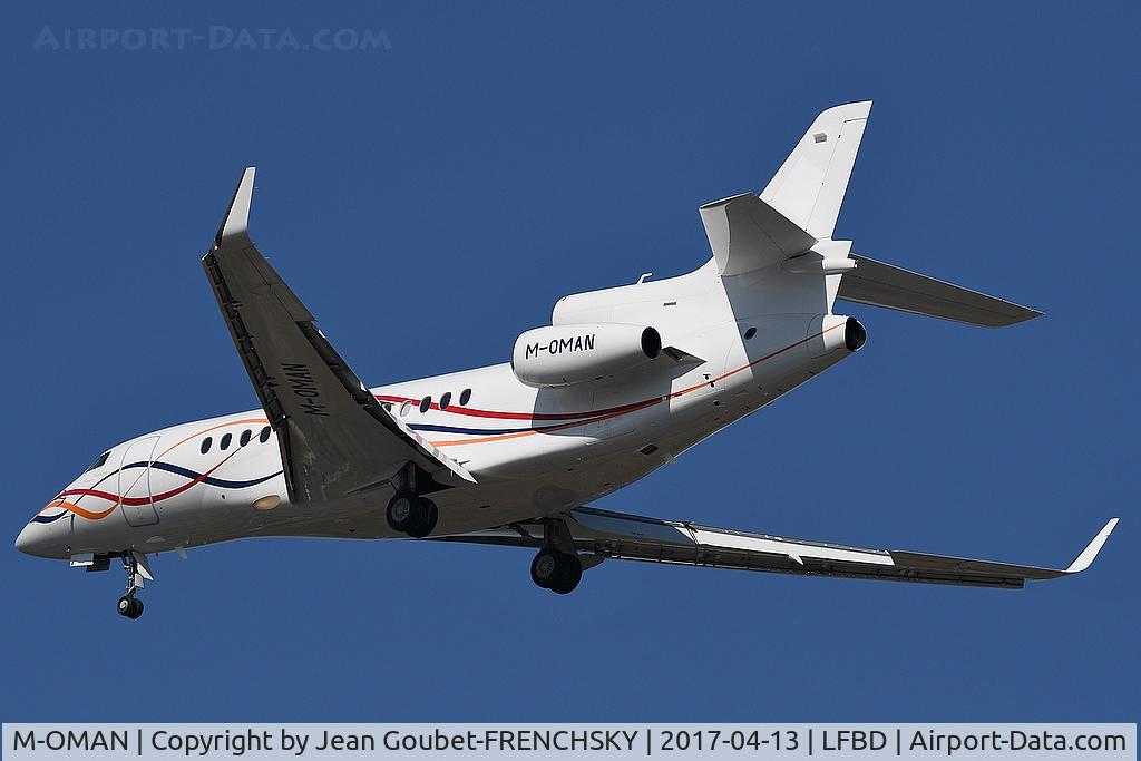 M-OMAN, 2011 Dassault Falcon 7X C/N 138, Empire Aviation Group landing runway 23