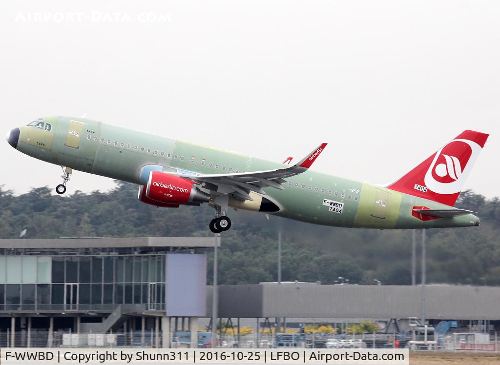 F-WWBD, 2016 Airbus A320-214 C/N 7404, C/n 7404 - For Air Berlin