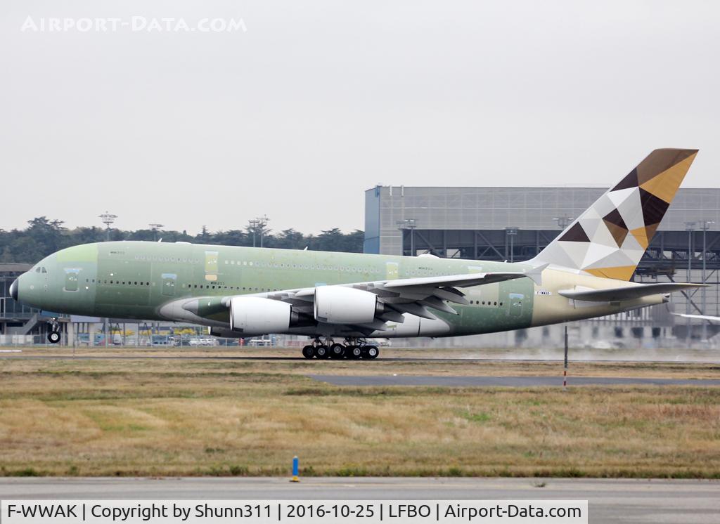 F-WWAK, 2016 Airbus A380-861 C/N 0233, C/n 0233 - For Etihad Airways