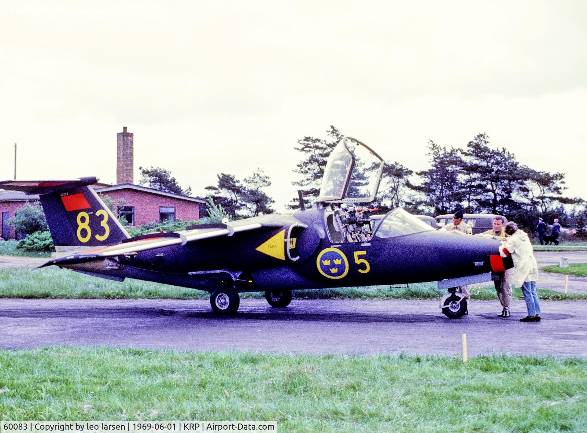 60083, Saab Sk.60B C/N 60-083, Karup Danish Air Show 1.6.1969