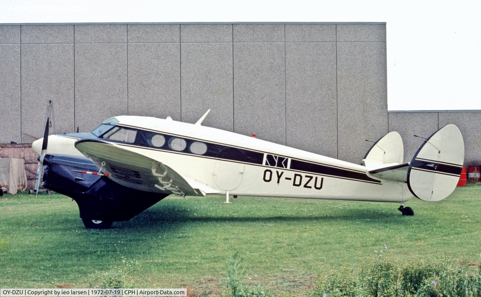 OY-DZU, 1948 SAI KZ-4  U-1 C/N 70, Copenhagen 19.7.1972
