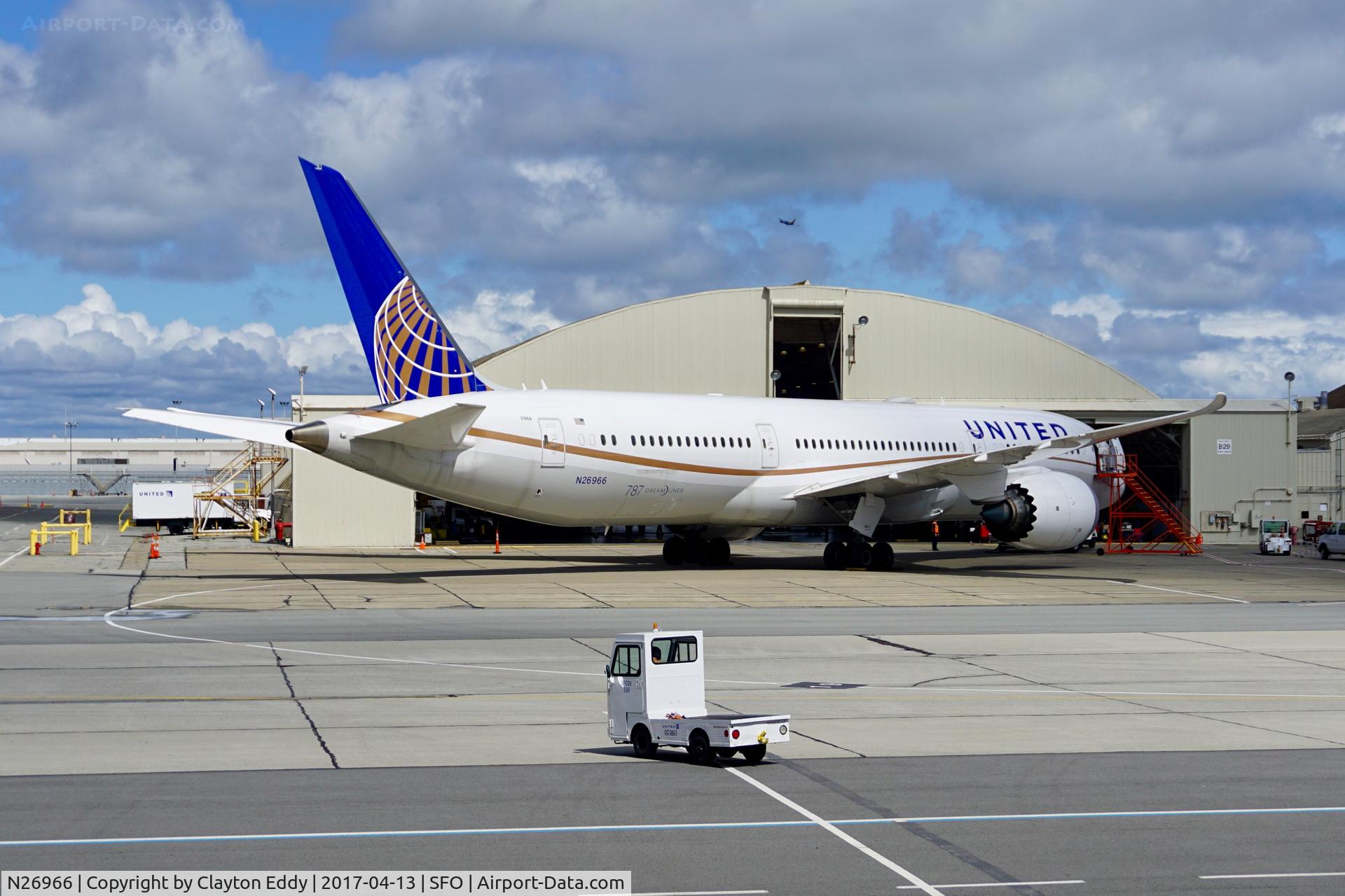 N26966, 2016 Boeing 787-9 Dreamliner C/N 60143, SFO 2017