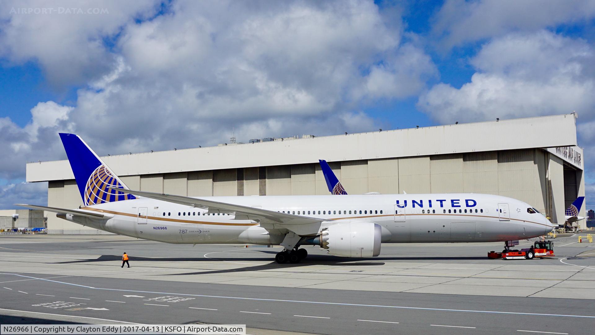 N26966, 2016 Boeing 787-9 Dreamliner C/N 60143, SFO 2017