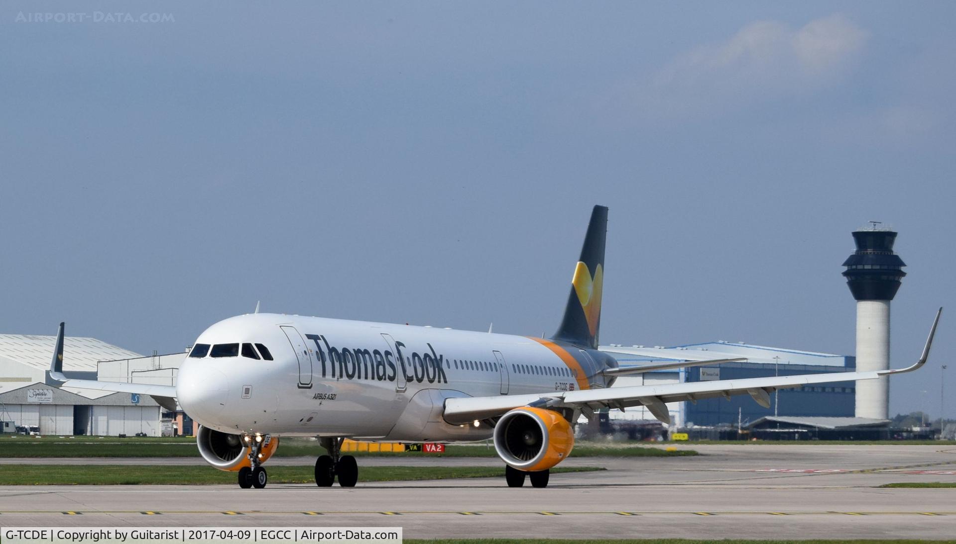 G-TCDE, 2014 Airbus A321-211 C/N 6056, At Manchester