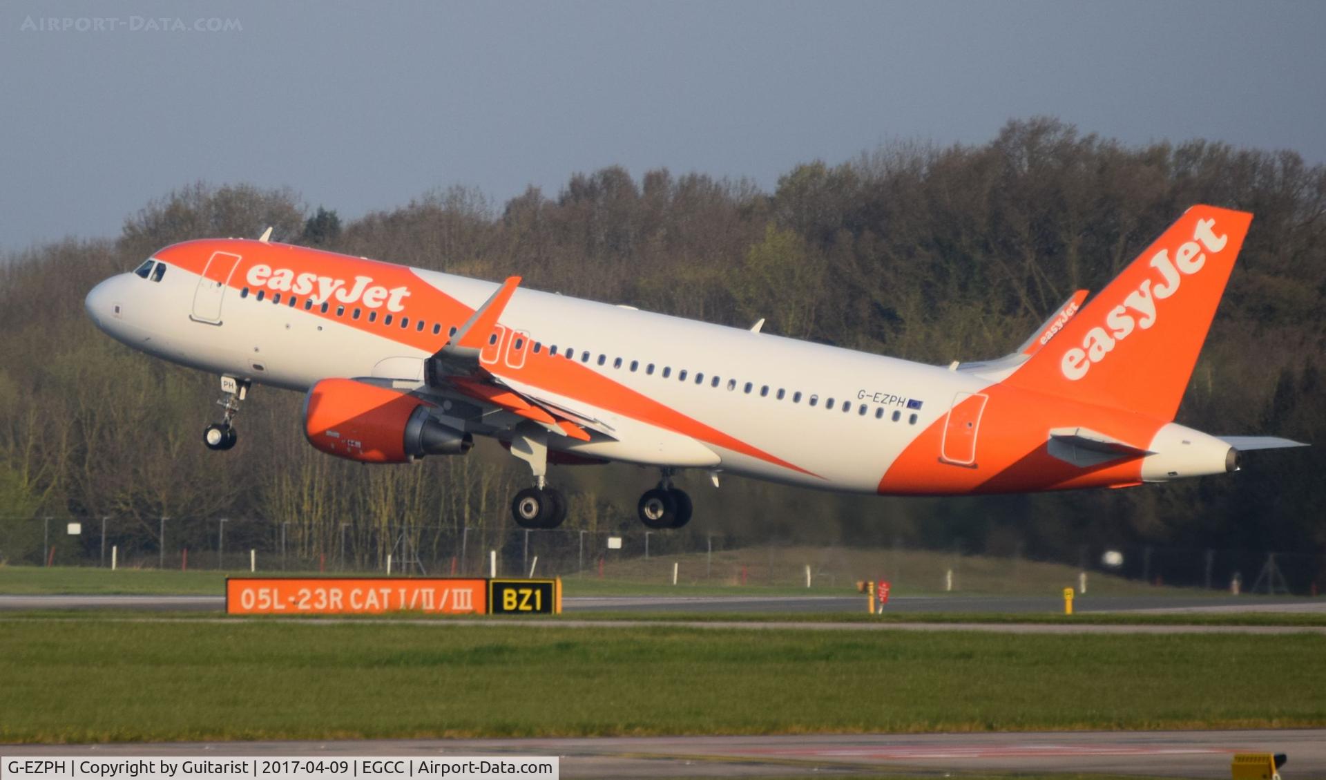 G-EZPH, 2016 Airbus A320-214 C/N 7093, At Manchester