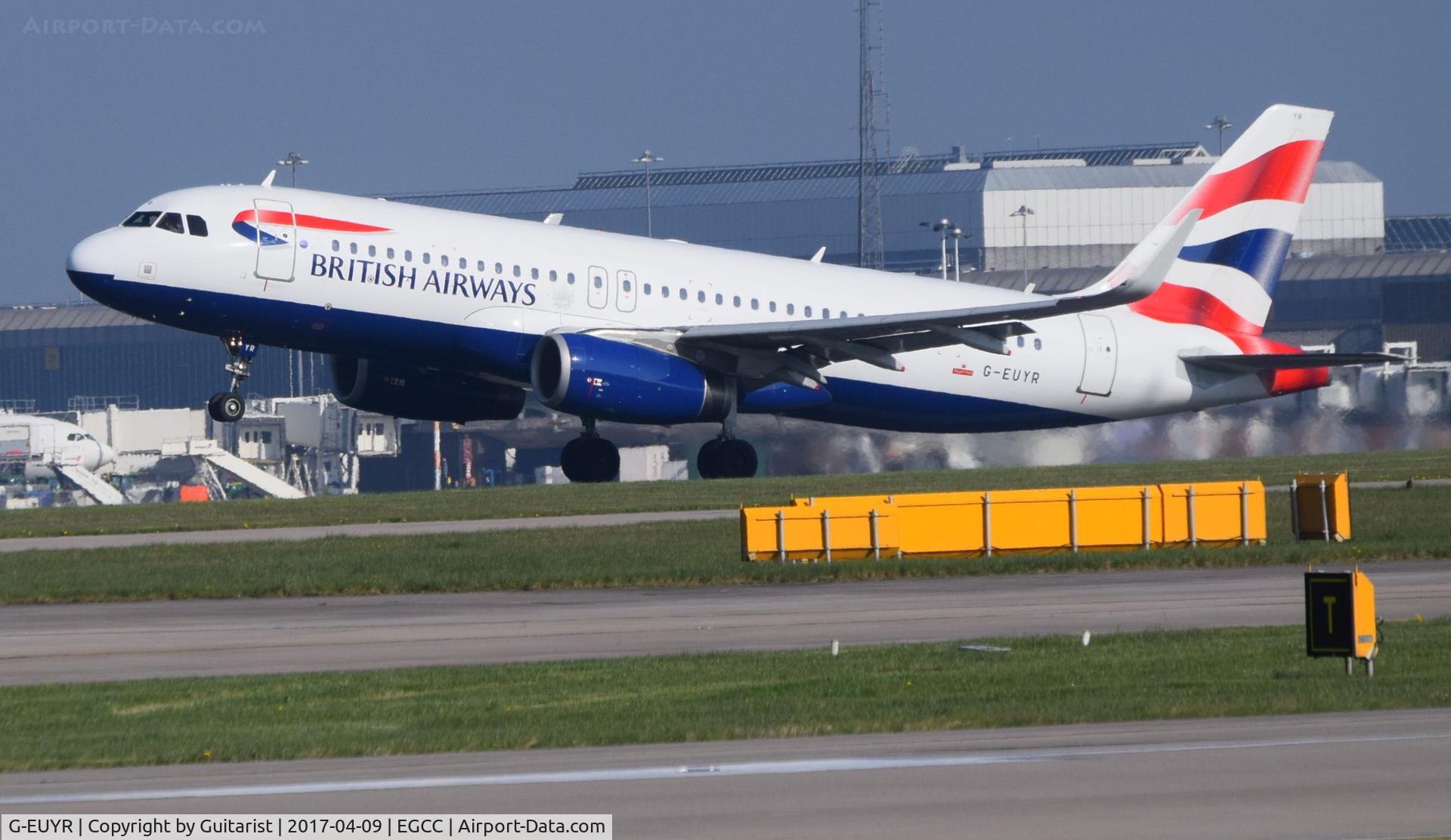 G-EUYR, 2013 Airbus A320-232 C/N 5856, At Manchester
