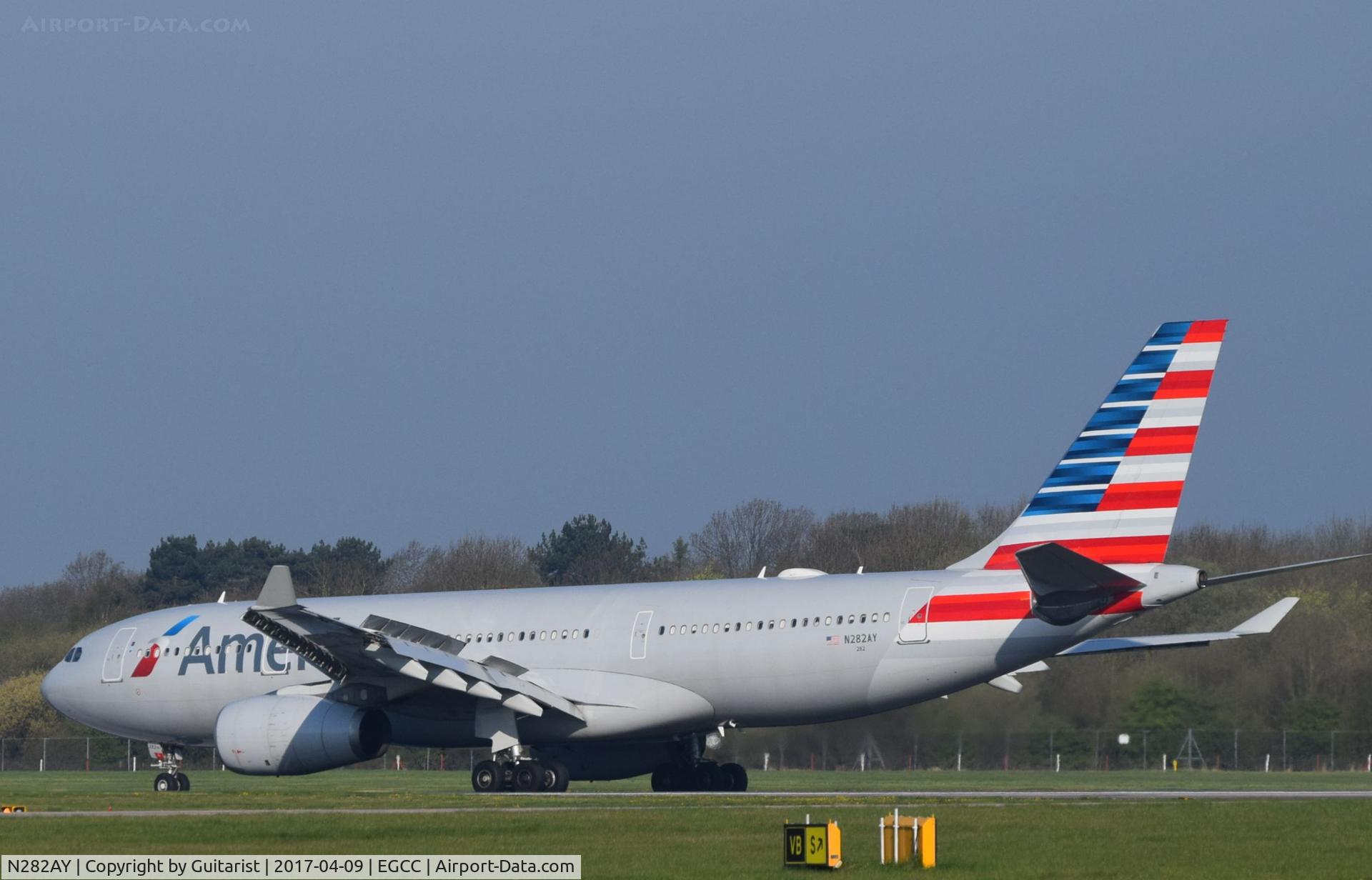 N282AY, 2009 Airbus A330-243 C/N 1069, At Manchester