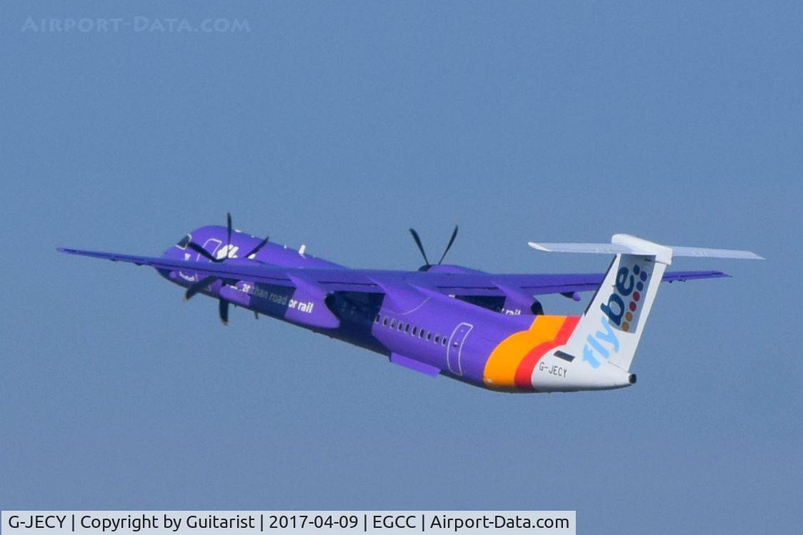 G-JECY, 2007 De Havilland Canada DHC-8-402Q Dash 8 C/N 4157, At Manchester