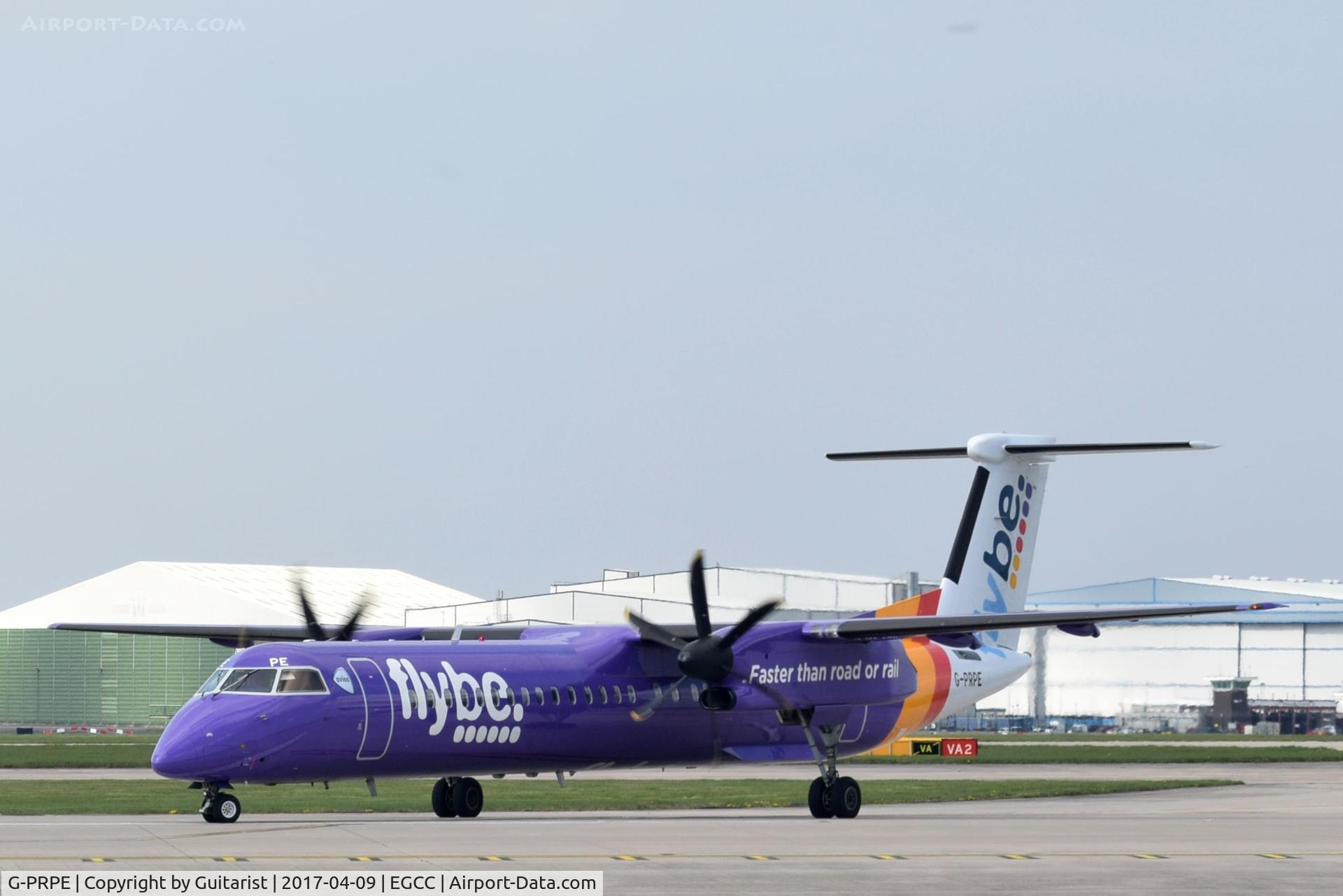 G-PRPE, 2008 De Havilland Canada DHC-8-402Q Dash 8 Dash 8 C/N 4209, At Manchester