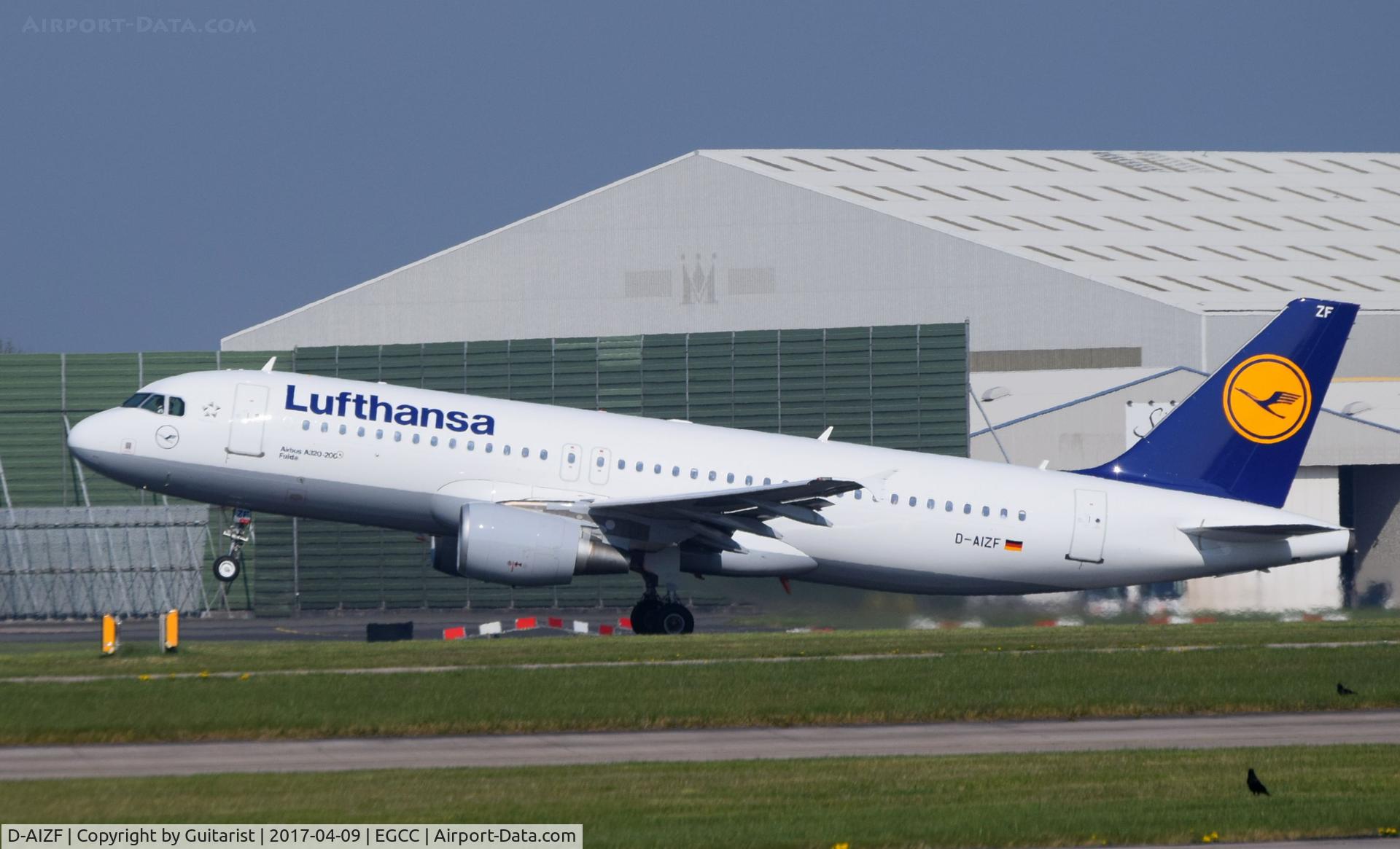 D-AIZF, 2010 Airbus A320-214 C/N 4289, At Manchester