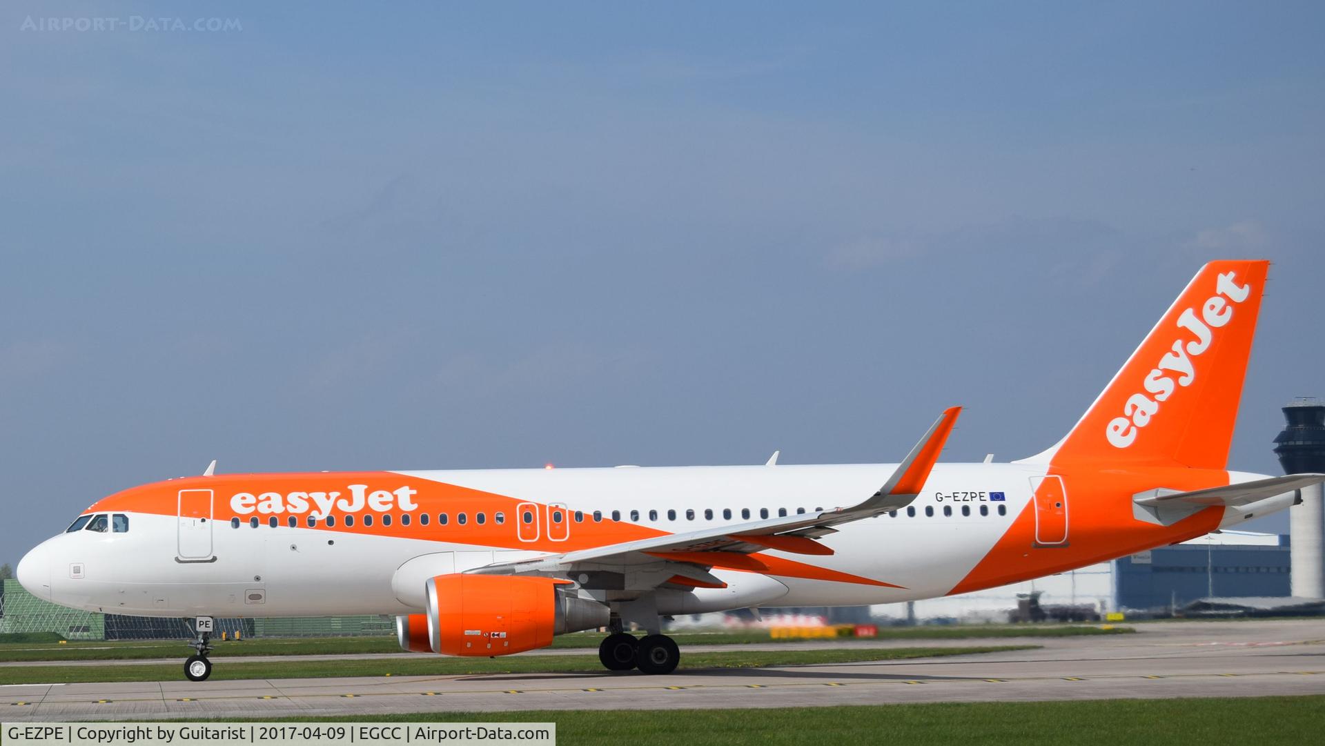 G-EZPE, 2015 Airbus A320-214 C/N 7044, At Manchester