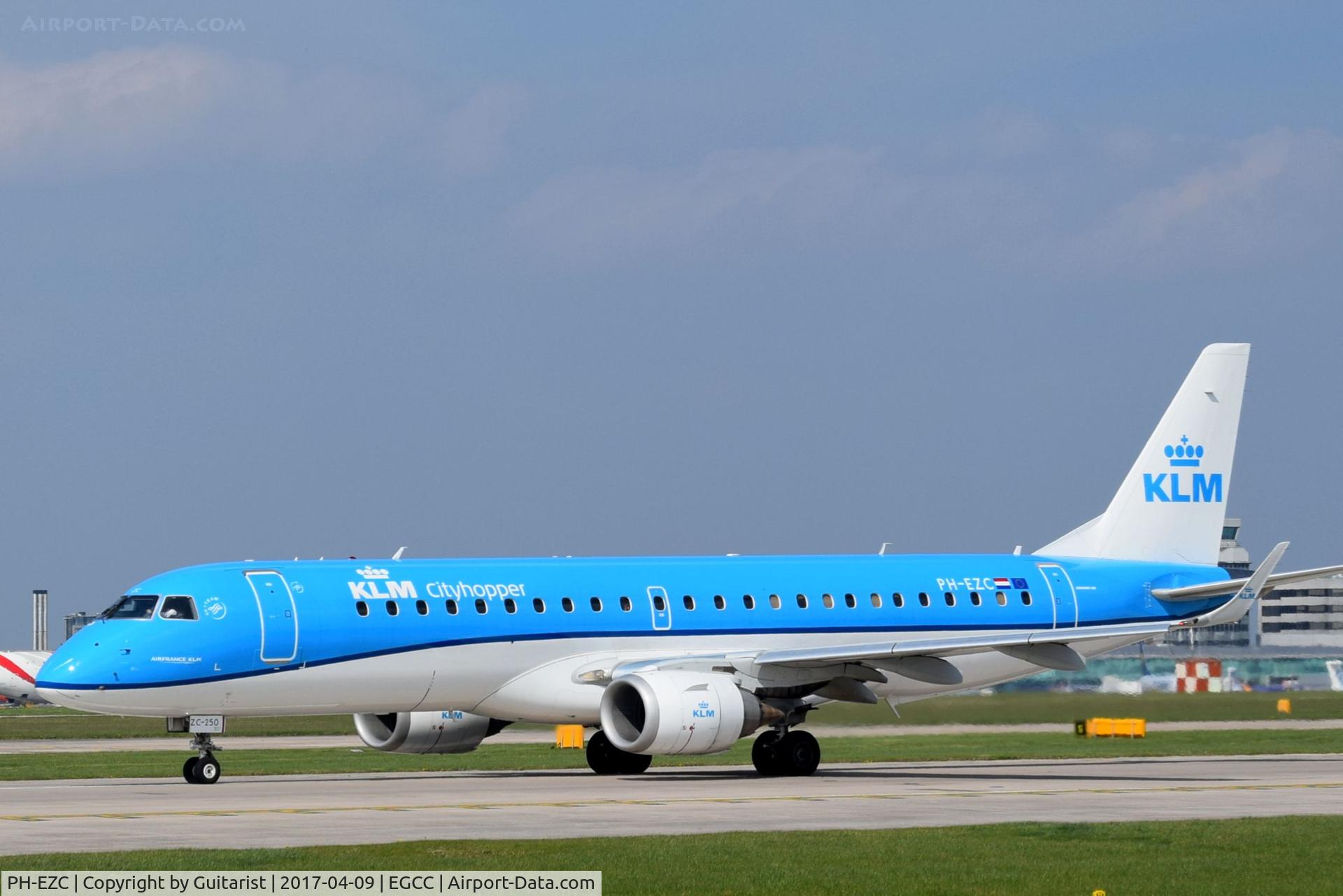 PH-EZC, 2008 Embraer 190LR (ERJ-190-100LR) C/N 19000250, At Manchester
