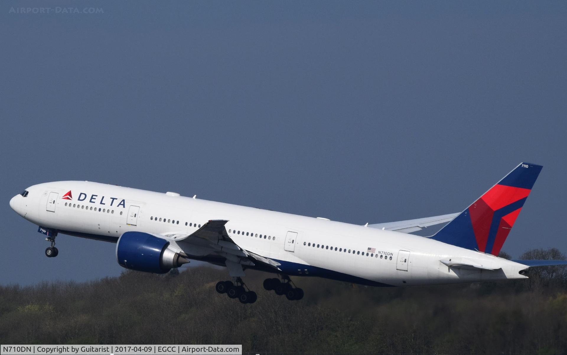 N710DN, 2010 Boeing 777-232/LR C/N 40560, At Manchester