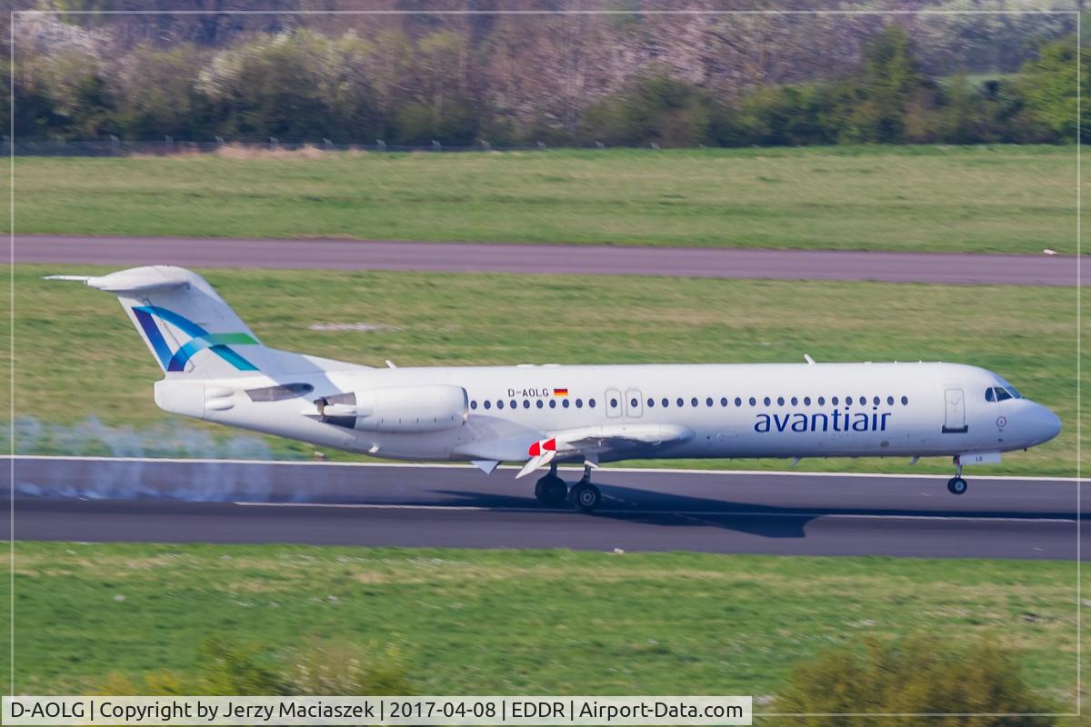 D-AOLG, 1993 Fokker 100 (F-28-0100) C/N 11452, Fokker 100