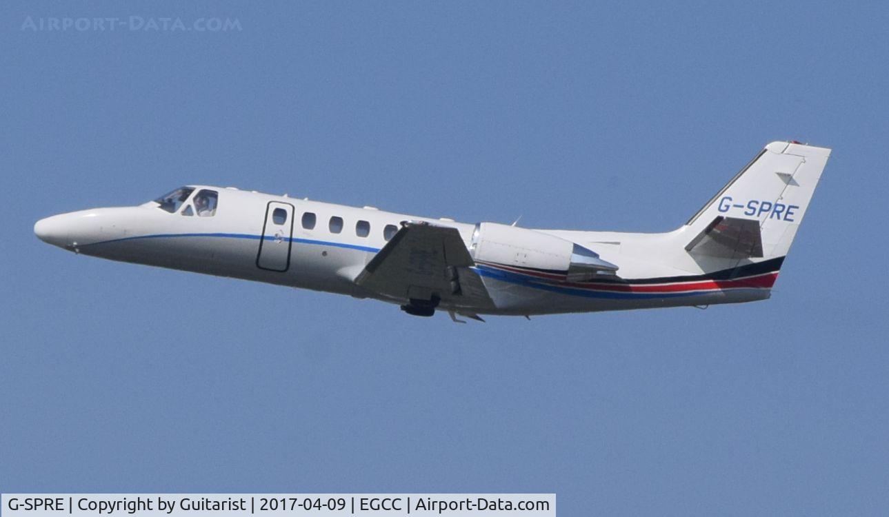 G-SPRE, 1999 Cessna 550 Citation Bravo C/N 550-0872, At Manchester