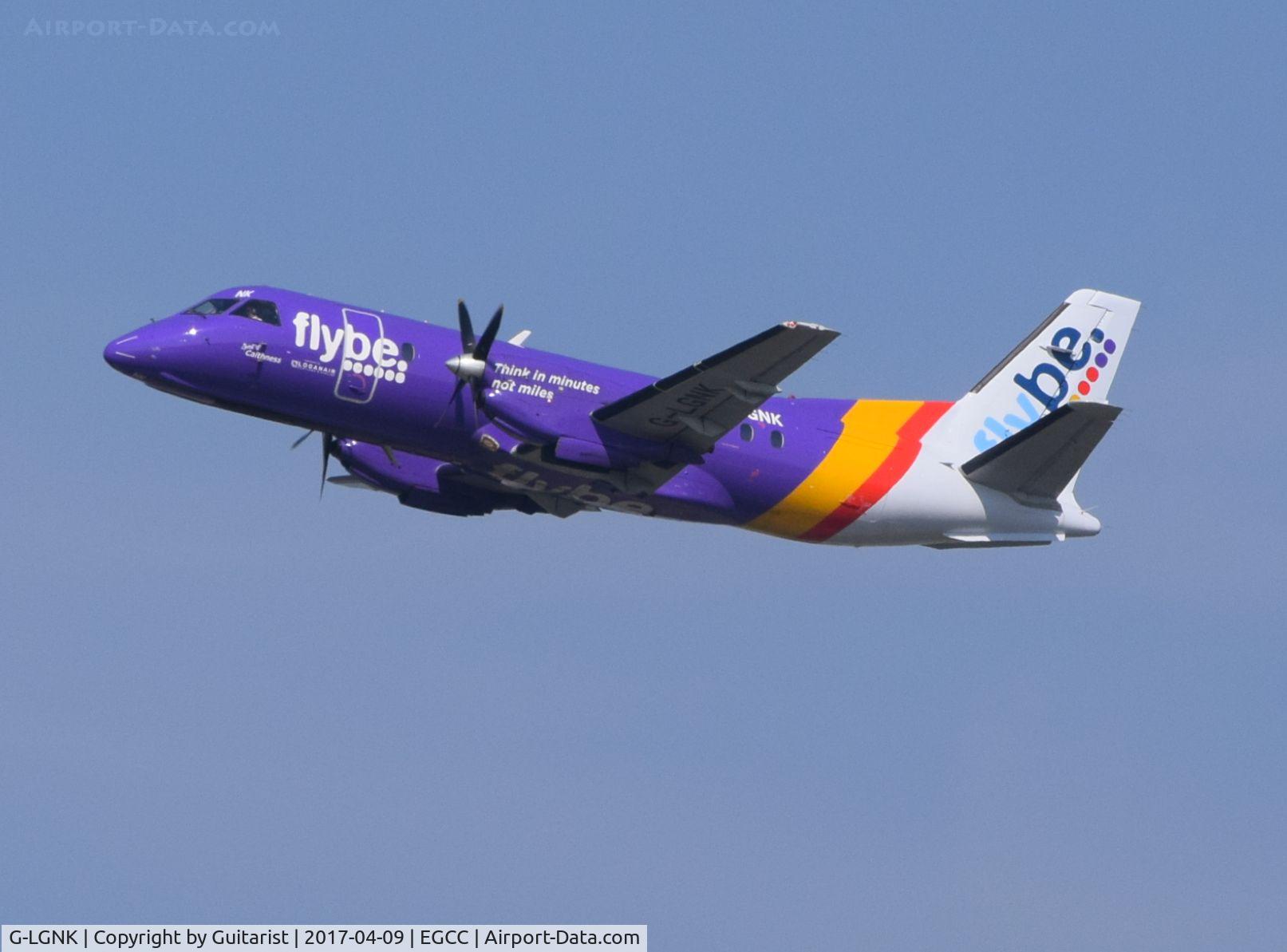 G-LGNK, 1990 Saab 340B C/N 340B-185, At Manchester