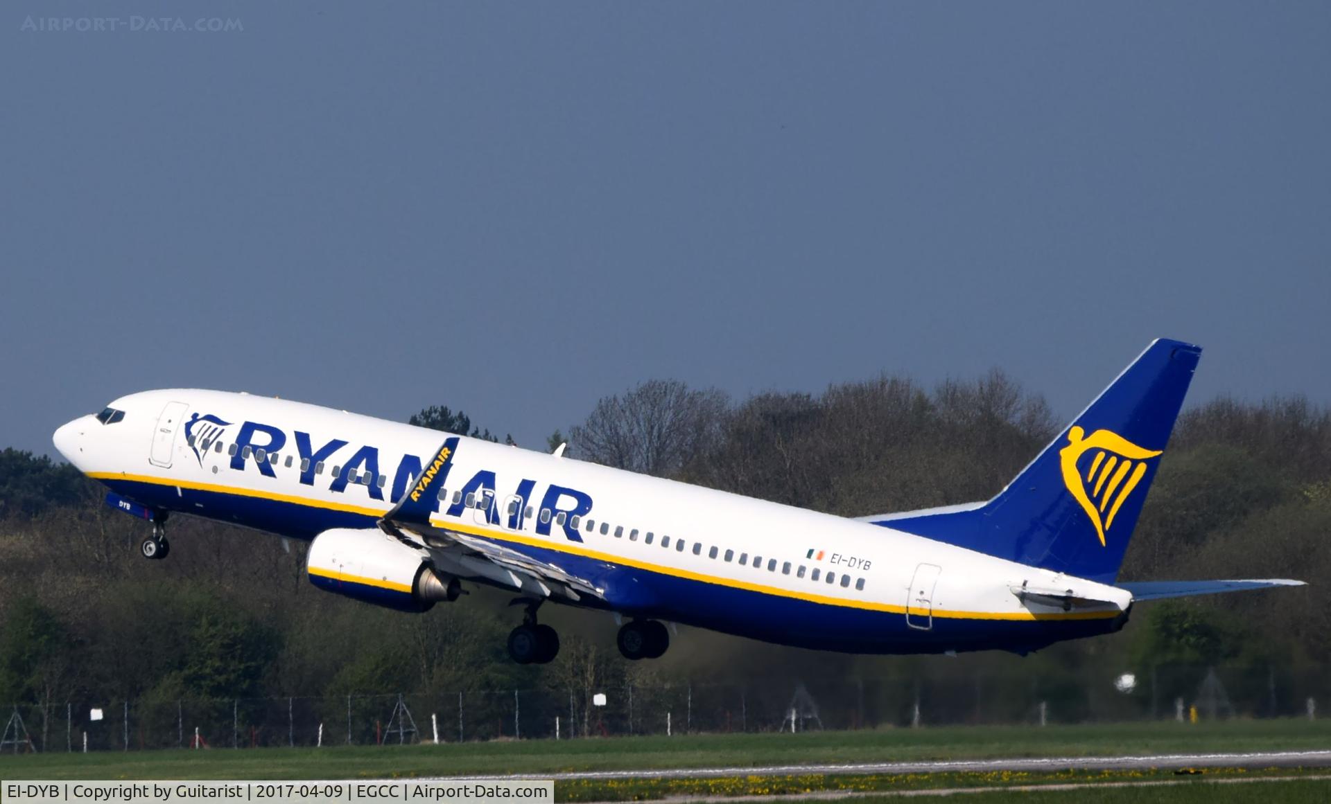 EI-DYB, 2008 Boeing 737-8AS C/N 33633, At Manchester