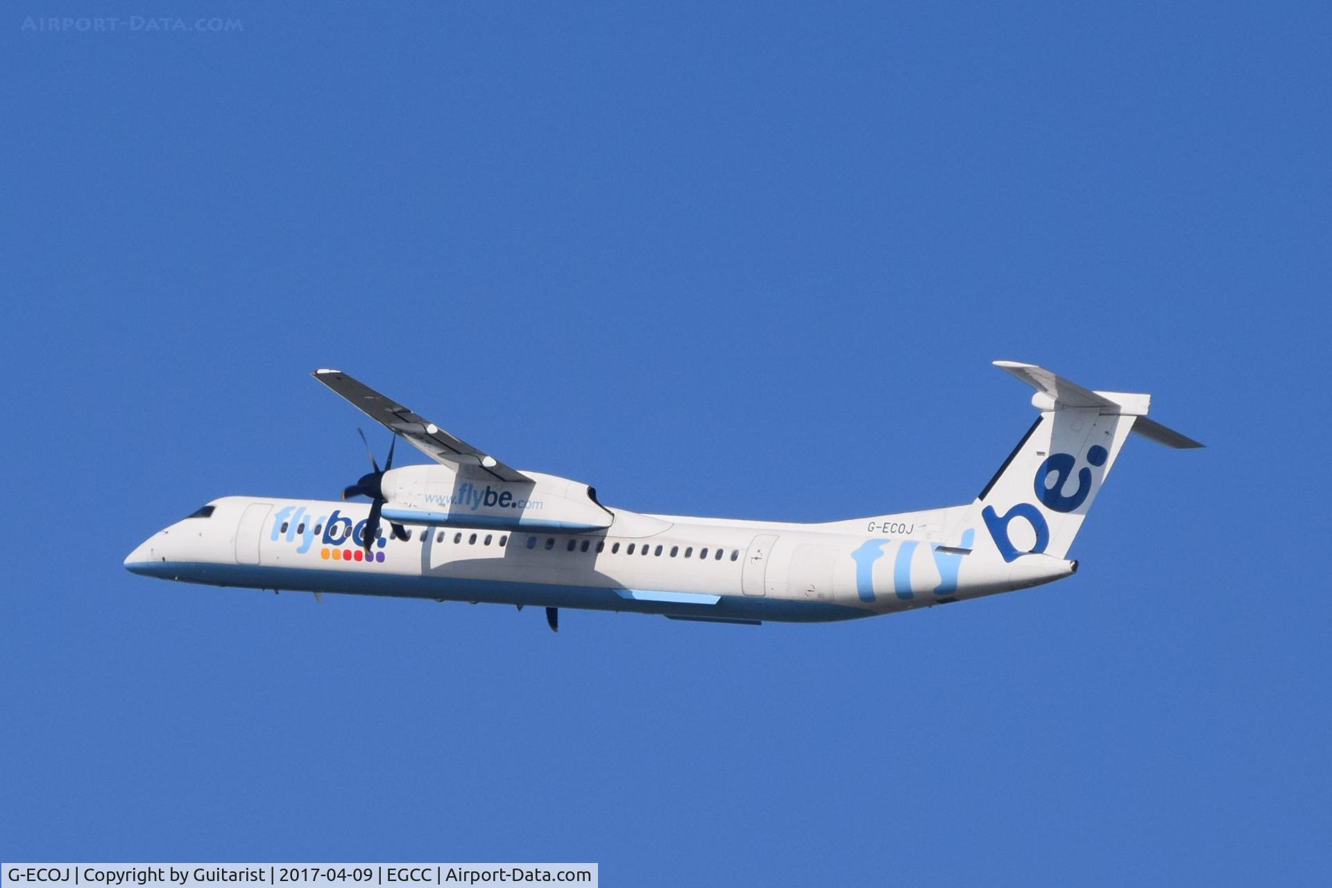 G-ECOJ, 2008 De Havilland Canada DHC-8-402Q Dash 8 C/N 4229, At Manchester