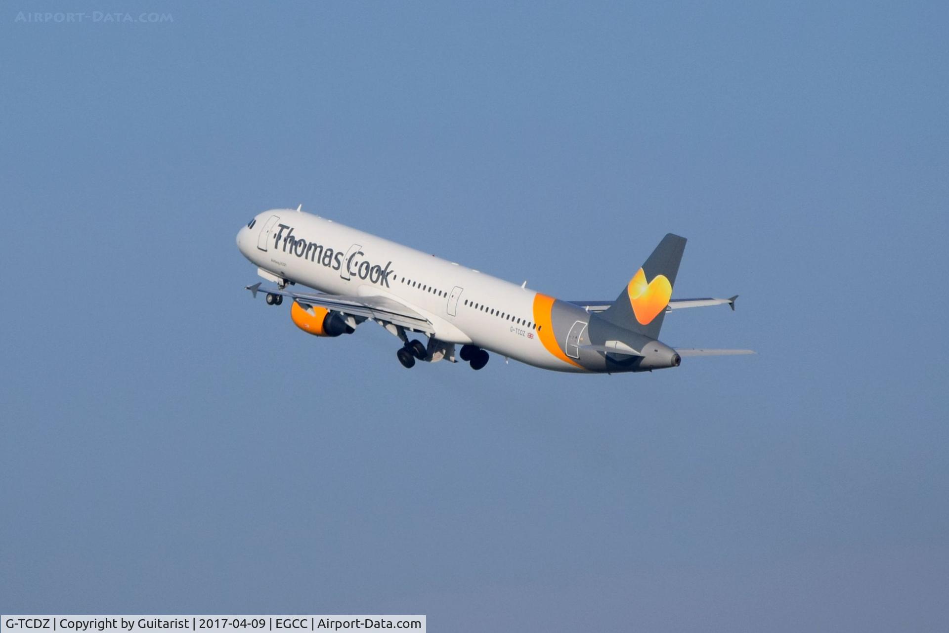 G-TCDZ, 1999 Airbus A321-211 C/N 1006, At Manchester