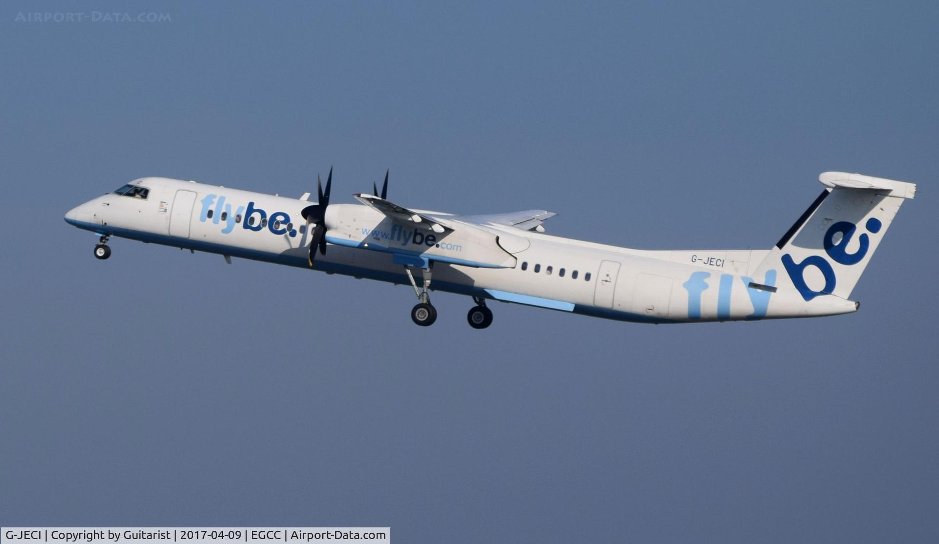 G-JECI, 2005 De Havilland Canada DHC-8-402Q Dash 8 C/N 4105, At Manchester