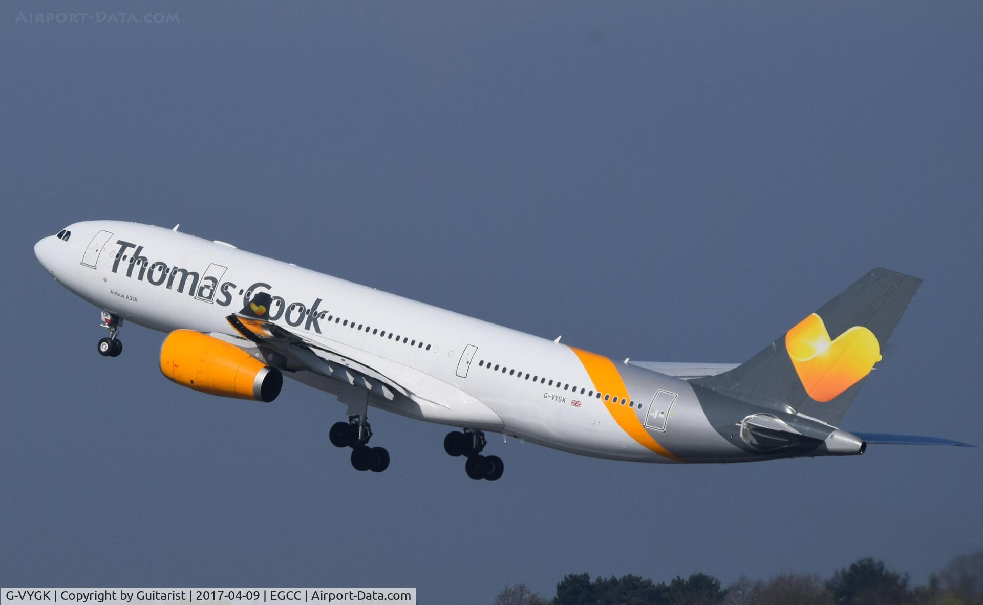 G-VYGK, 2014 Airbus A330-243 C/N 1498, At Manchester