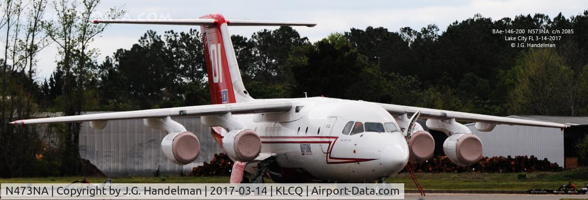 N473NA, 1985 British Aerospace BAe.146-200A C/N E2045, Tanker 01 at ready.