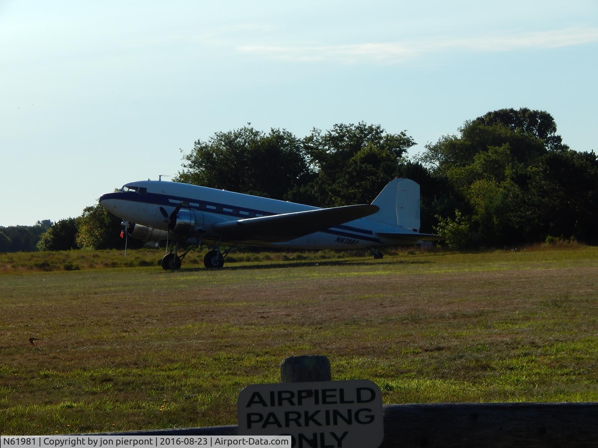 N61981, 1940 Douglas DC-3A C/N 2216, pictures taken at dc 3 home base..cape cod airport, marstons mills , ma., over past two years.