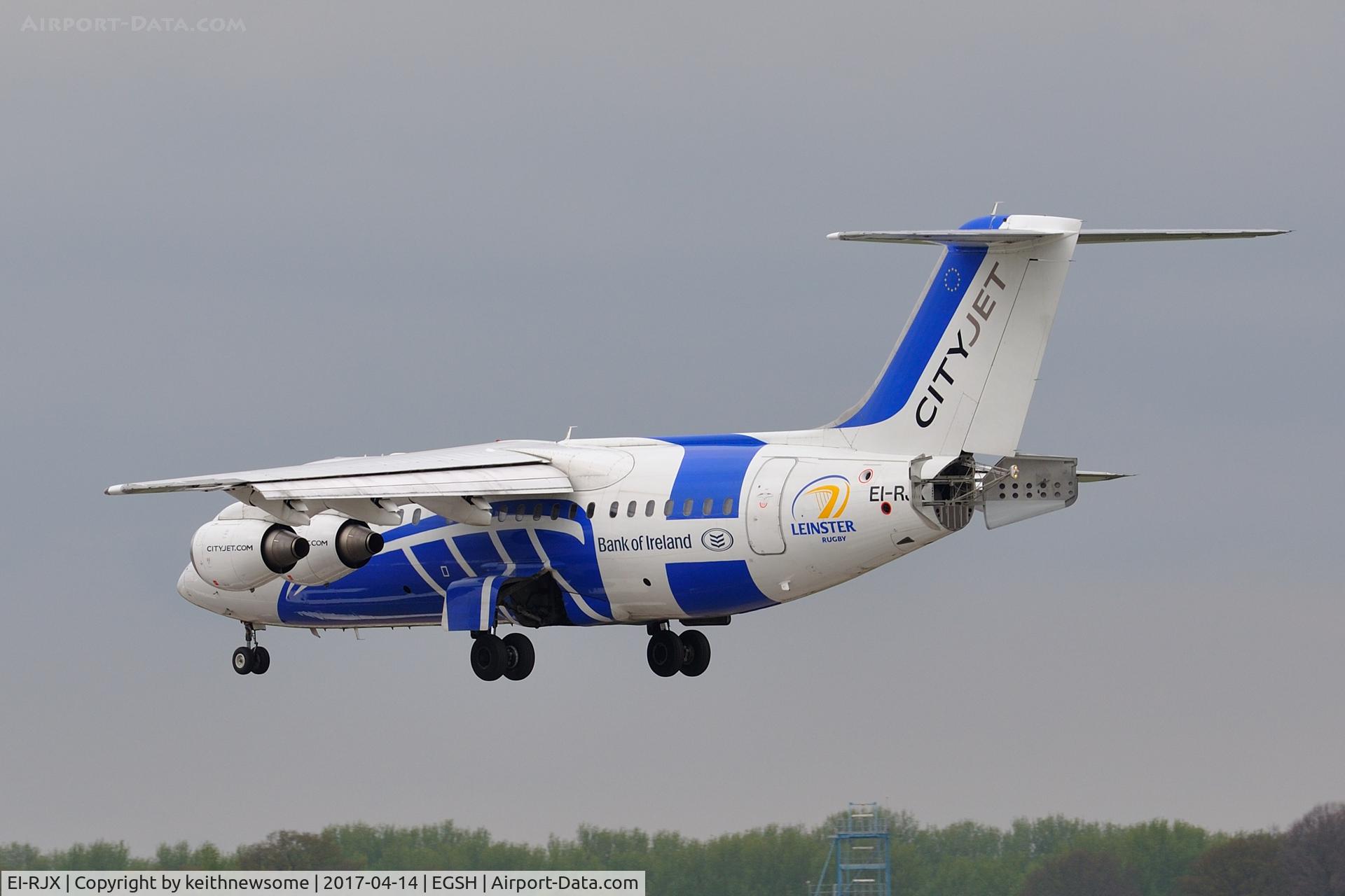 EI-RJX, 2000 BAe Systems Avro 146-RJ85A C/N E.2372, Return Visitor.