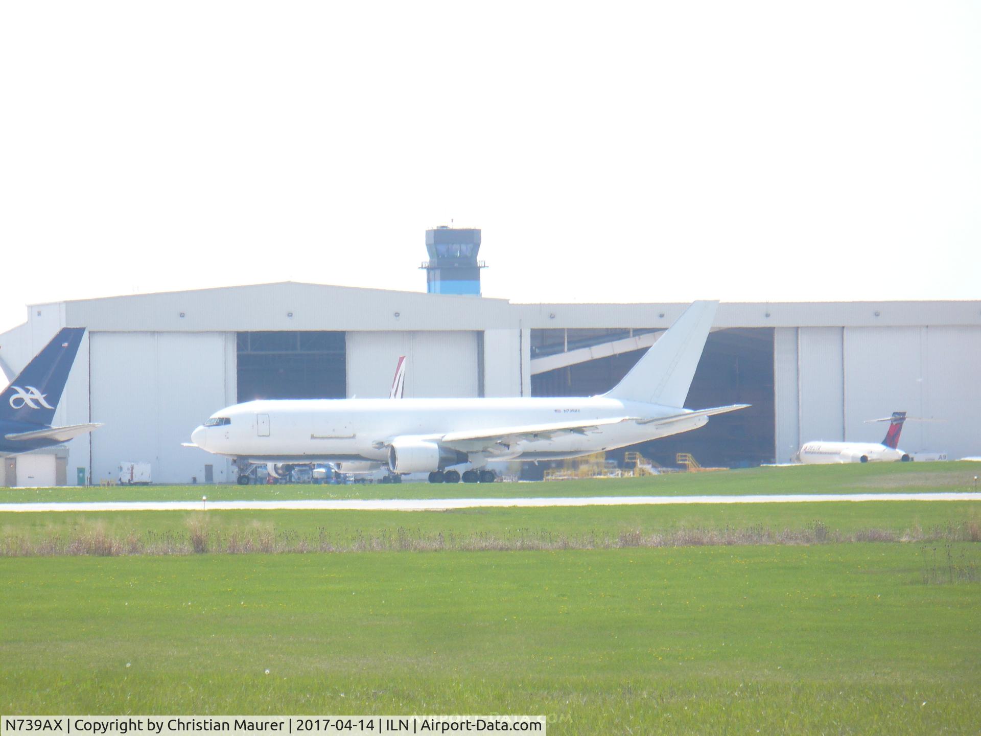 N739AX, 1982 Boeing 767-232 C/N 22216, Cargo Aircraft Management Boeing 767-232 heading out on a test run after some heavy maintenance